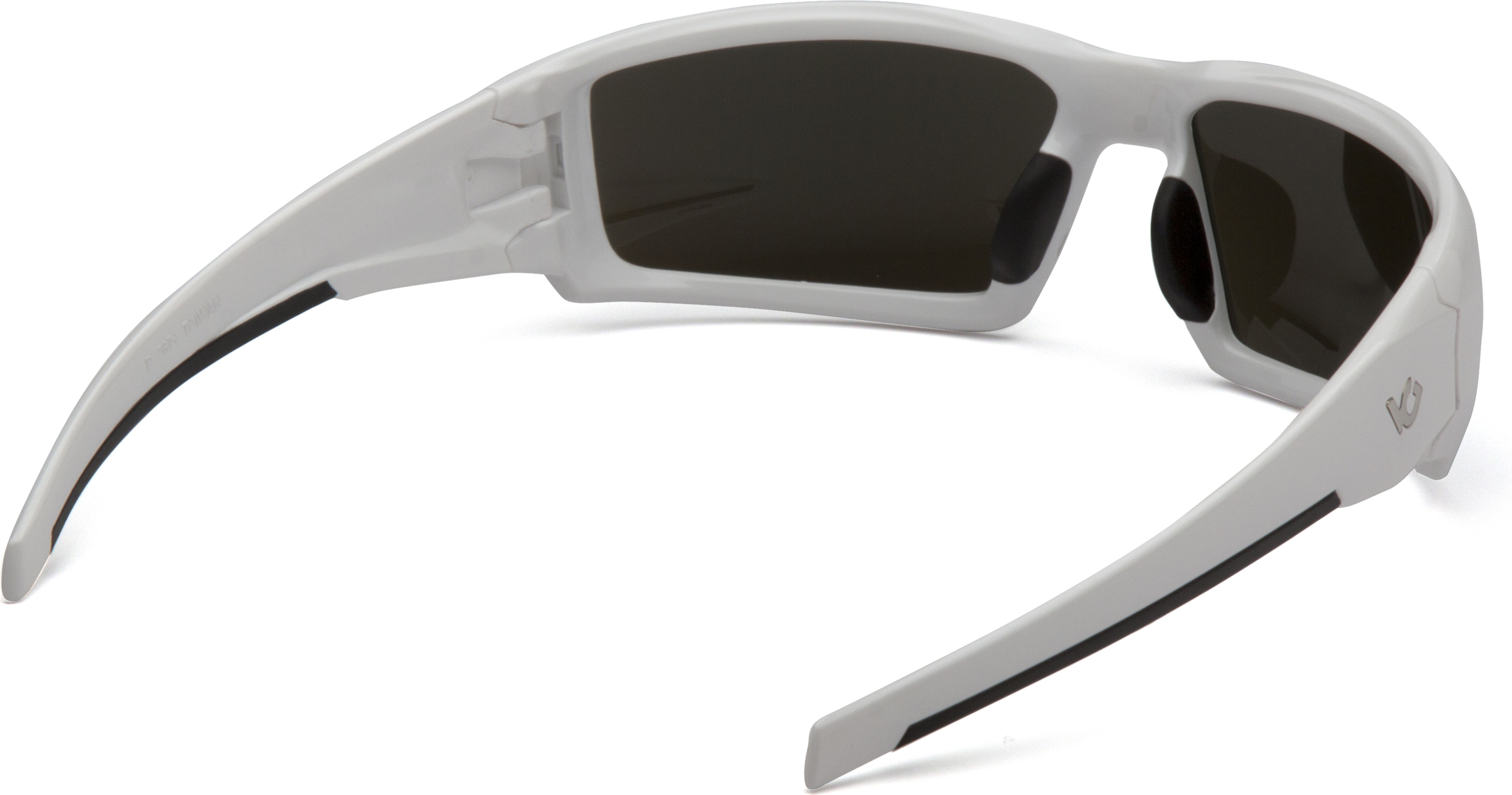 Очки защитные Venture Gear Pagosa White (ice blue mirror) Anti-Fog, зеркальные синие в белой оправе — фото 6