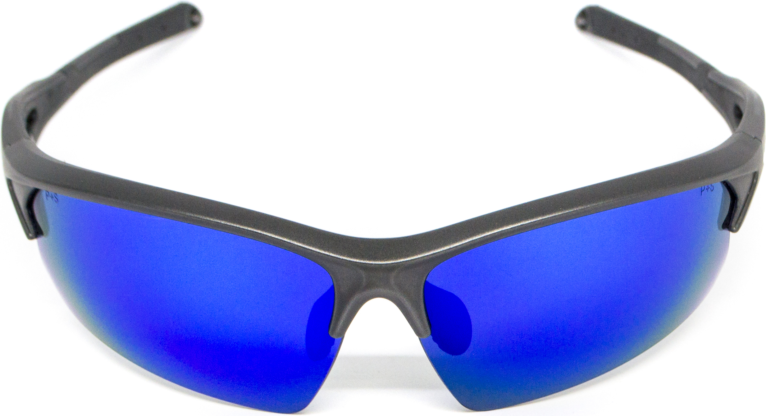 Очки защитные открытые Venture Gear MontEagle GunMetal (ice blue mirror) Anti-Fog, синие зеркальные — фото 4