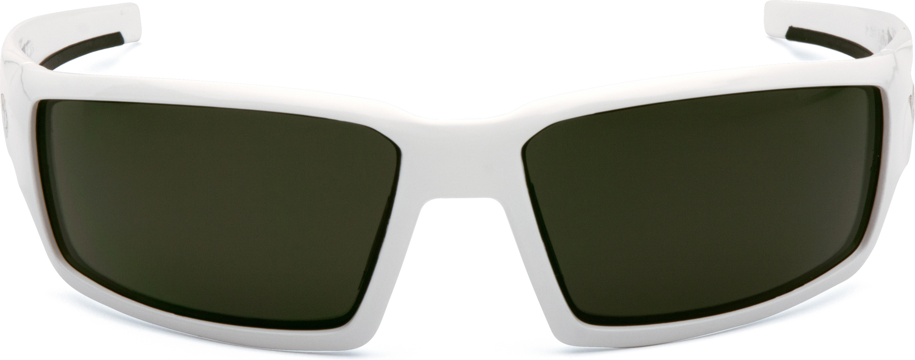 Очки защитные Venture Gear Pagosa White (forest gray) Anti-Fog, серо-зелёные в белой оправе — фото 3