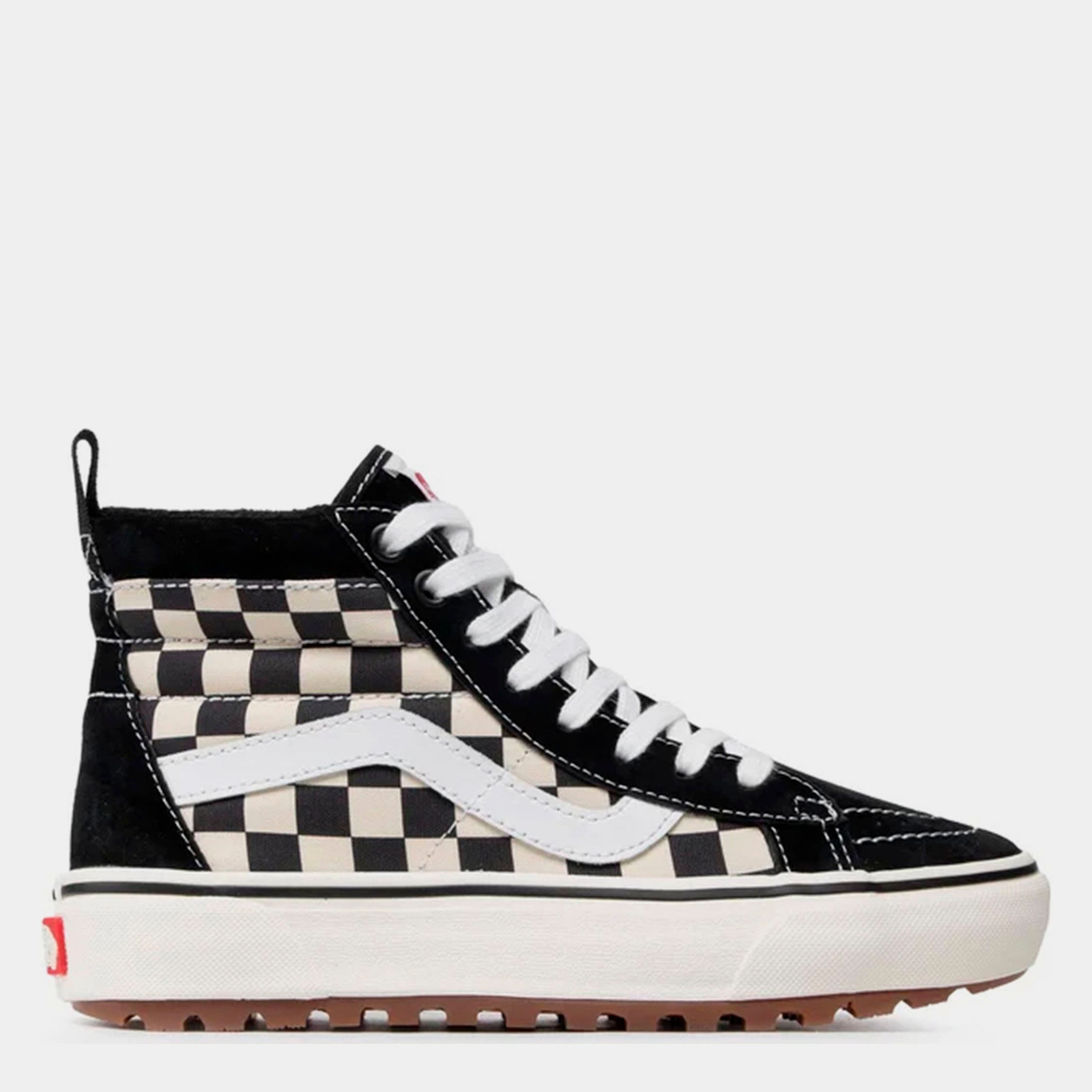 Черевики Vans Sk8 Hi MTE 1 Black White Checkerboard — фото 1