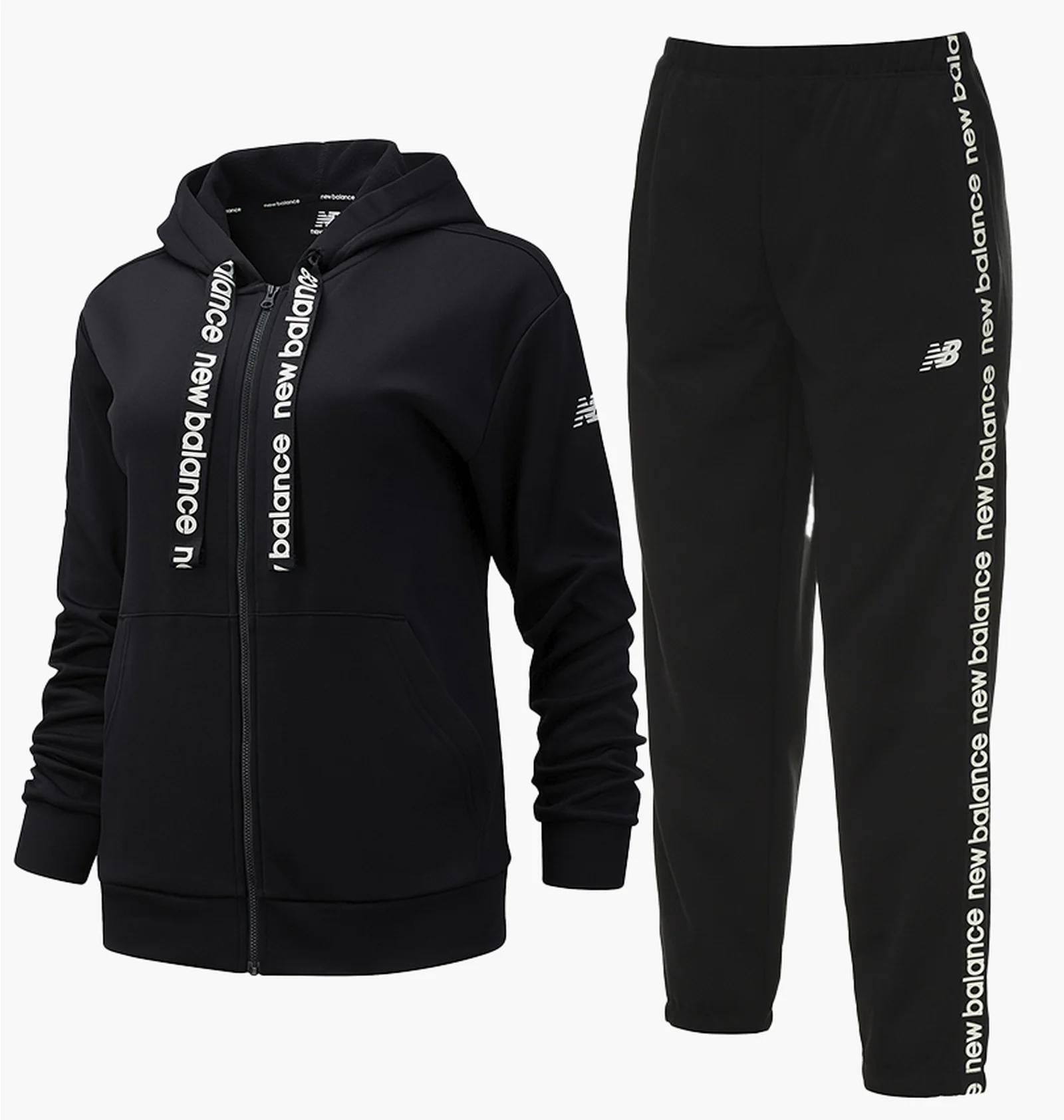 Спортивний костюм жіночий New Balance Reletless Perf Fleece Black (WJ13174BK__WP13176BK) — фото 1