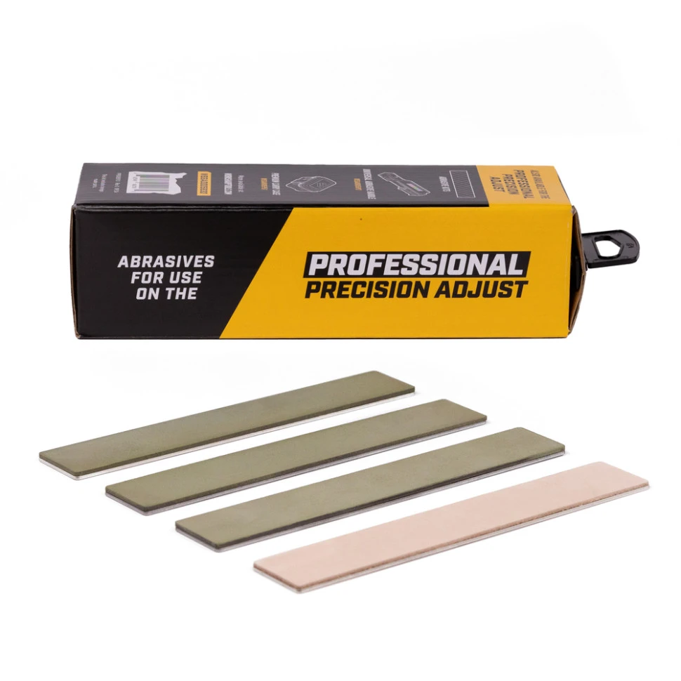 Work Sharp Набір аксесуарів до Professional Precision Adjust Elite Knife Sharpener ( 3 точильні камені, 1 шкіряна смуга, 1 полірувальна паста) — фото 1