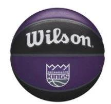 Баскетбольний м'яч Wilson Nba Team Tribute Sac Kings Black/Violet (WTB1300XBSAC) — фото 2