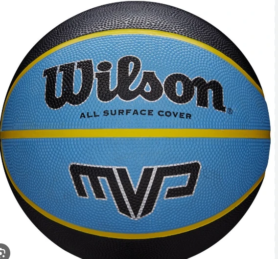 Баскетбольний м'яч Wilson Mvp 275 Blue/Black (WTB9017XB05) — фото 2