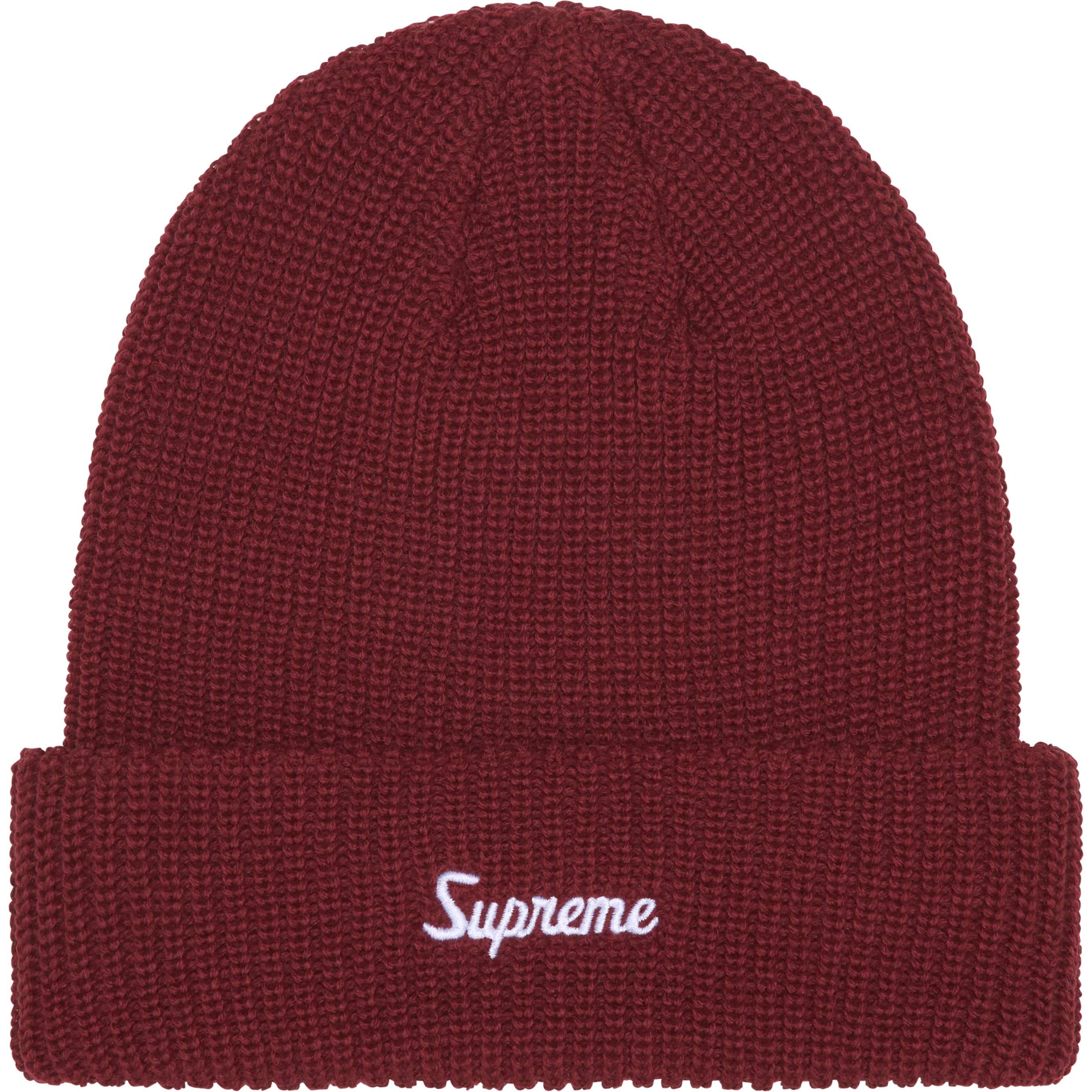 SUPREME LOOSE GAUGE BEANIE CARDINAL — фото 1