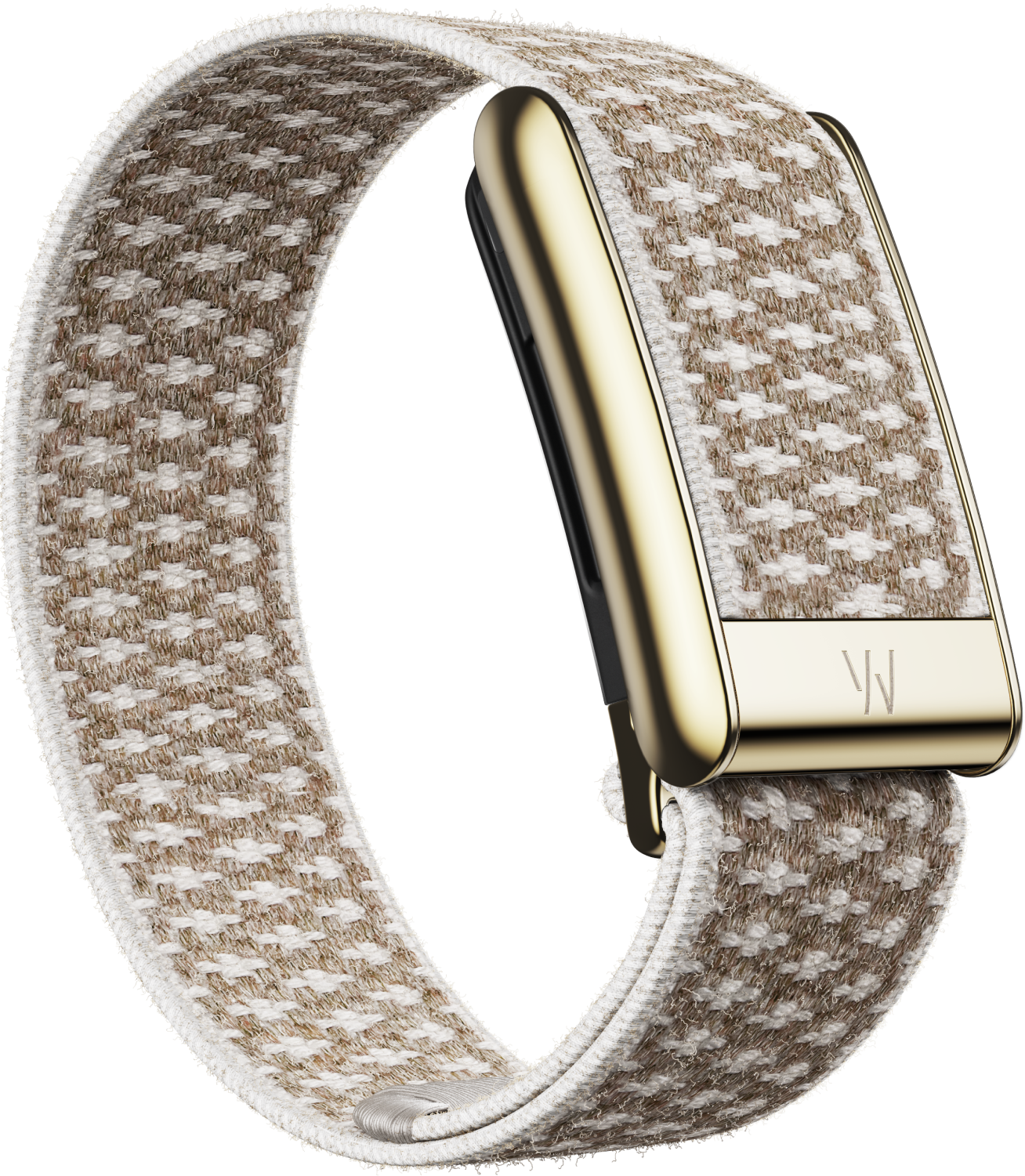 Ремінець Whoop CloudKnit Luxe Haze with Gold Band — фото 1
