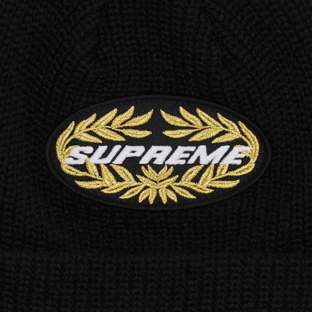 SUPREME TERMINAL BEANIE BLACK — фото 1