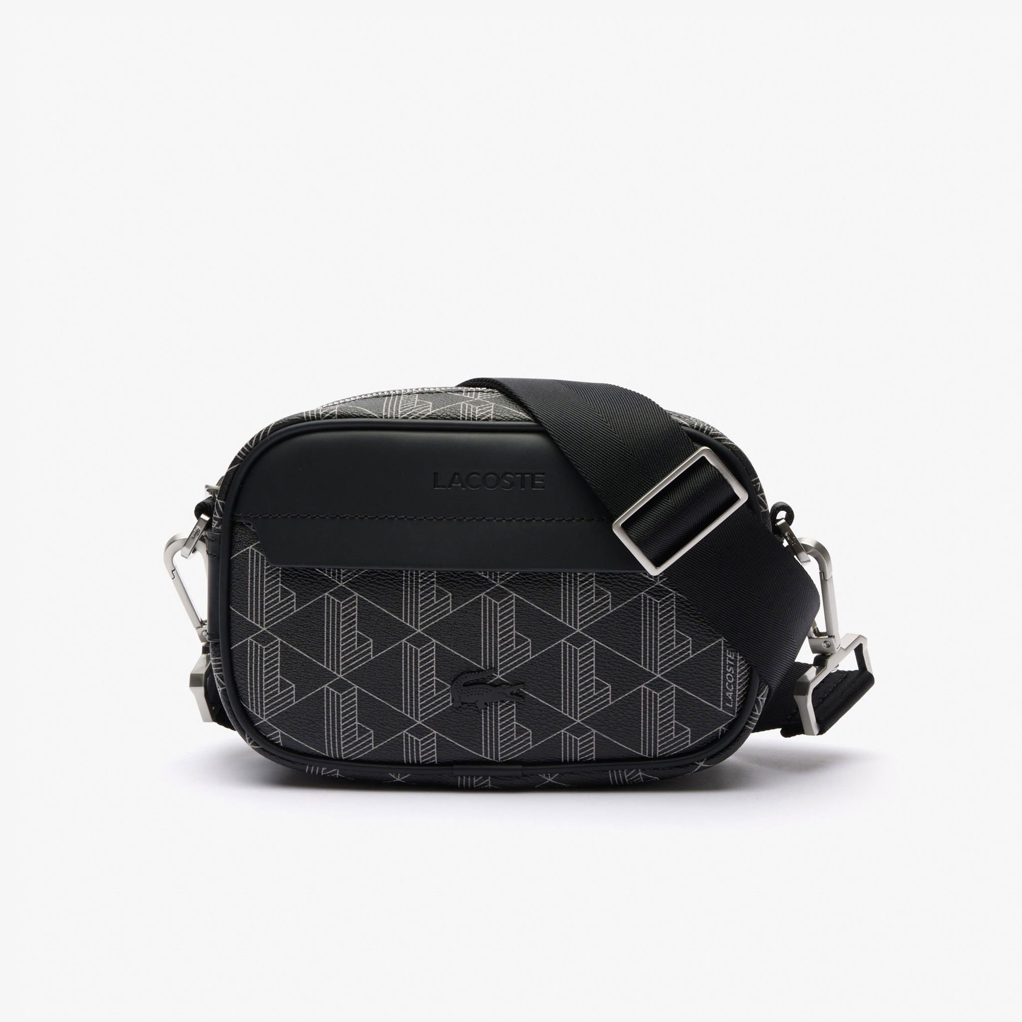 Сумка унісекс Lacoste Reporter Bag Black/Grey NH3650LX.H45 MISC — фото 1