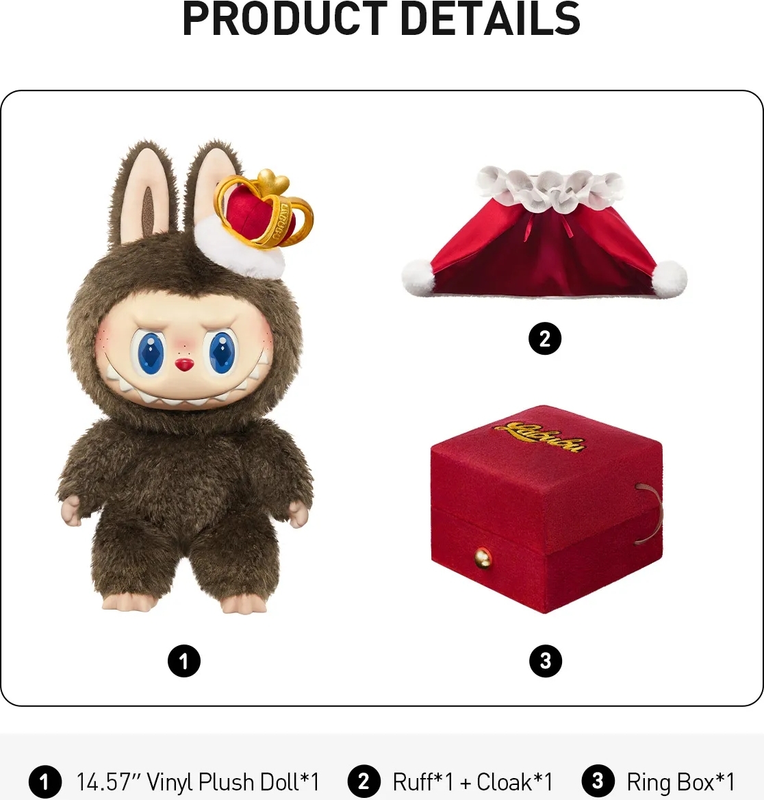 THE MONSTERS Let's Checkmate Series-Vinyl Plush Doll — фото 5