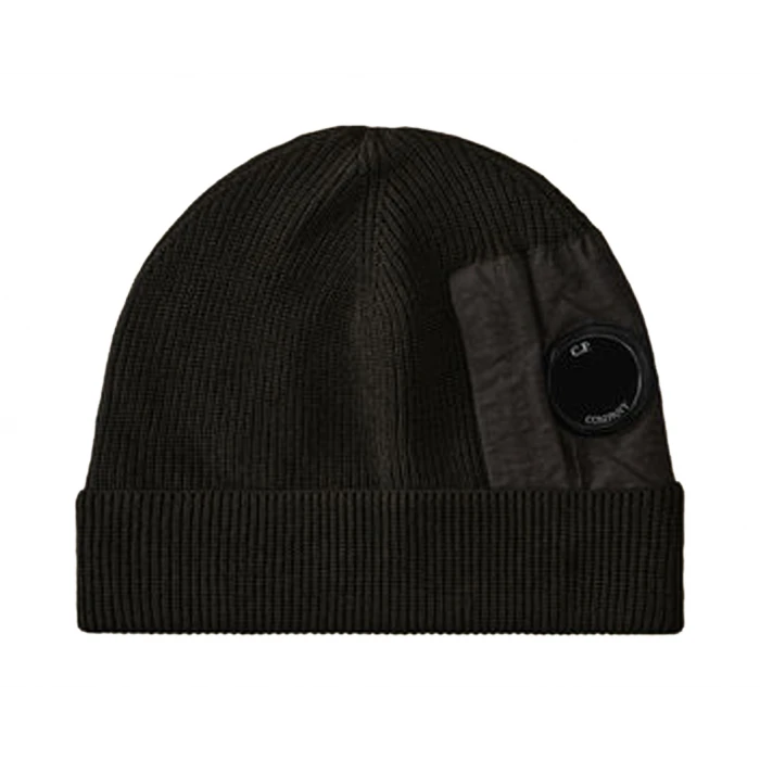 Шапка C.P. Company Extrafine Merino Wool Lens Beanie — фото 1