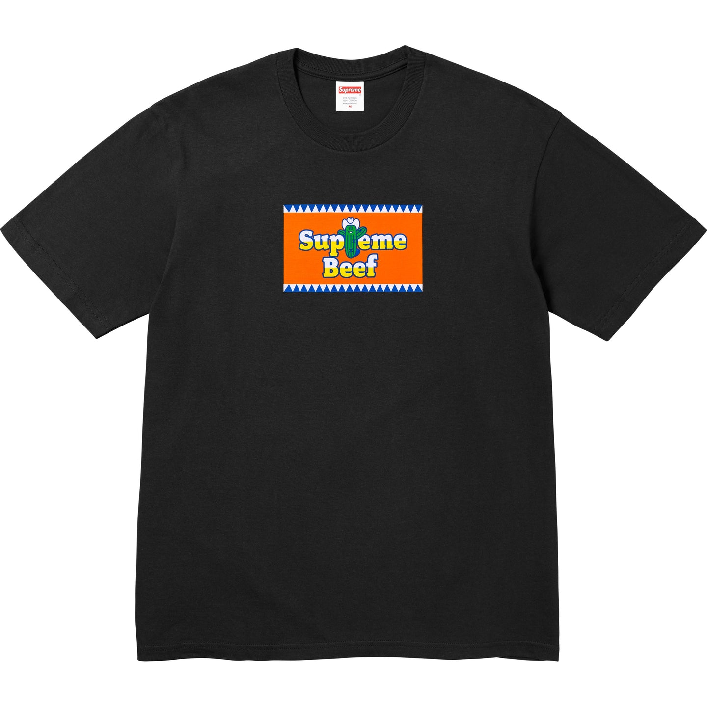 Футболка SUPREME BEEF TEE BLACK — фото 1