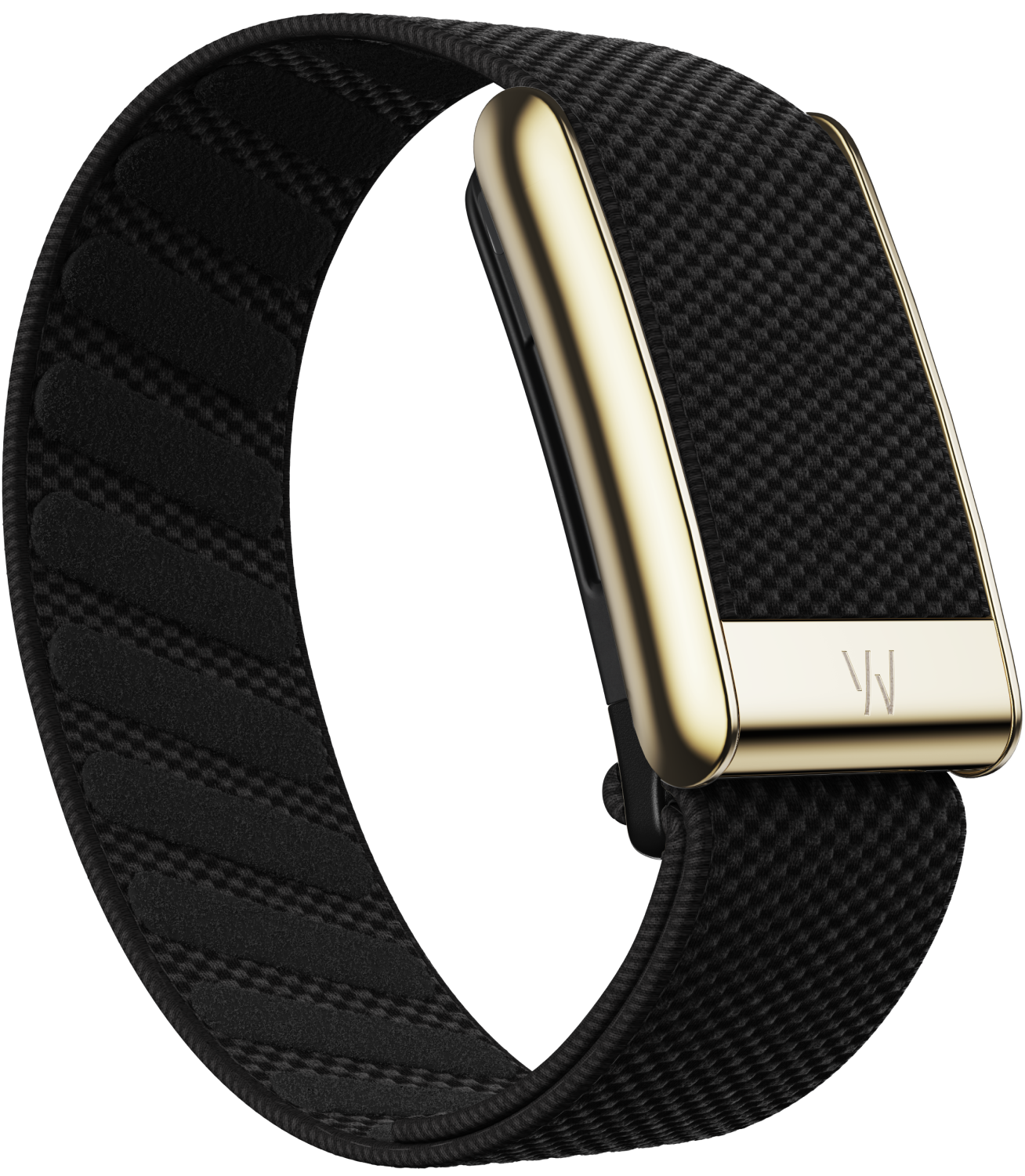 Ремінець Whoop SuperKnit Luxe Obsidian with Gold Band — фото 1