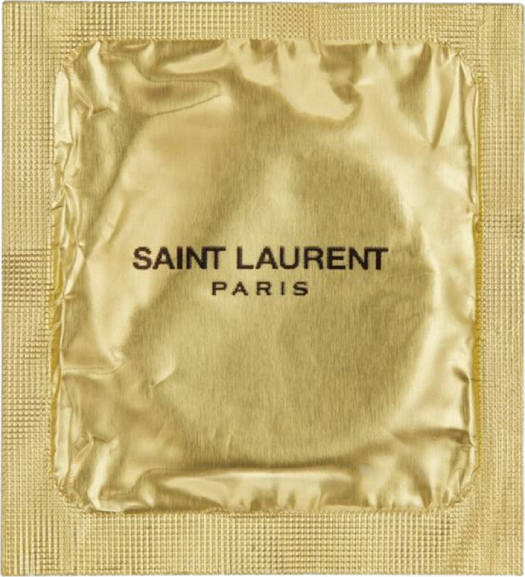 Аксесуар Saint Laurent Condom Gold — фото 3