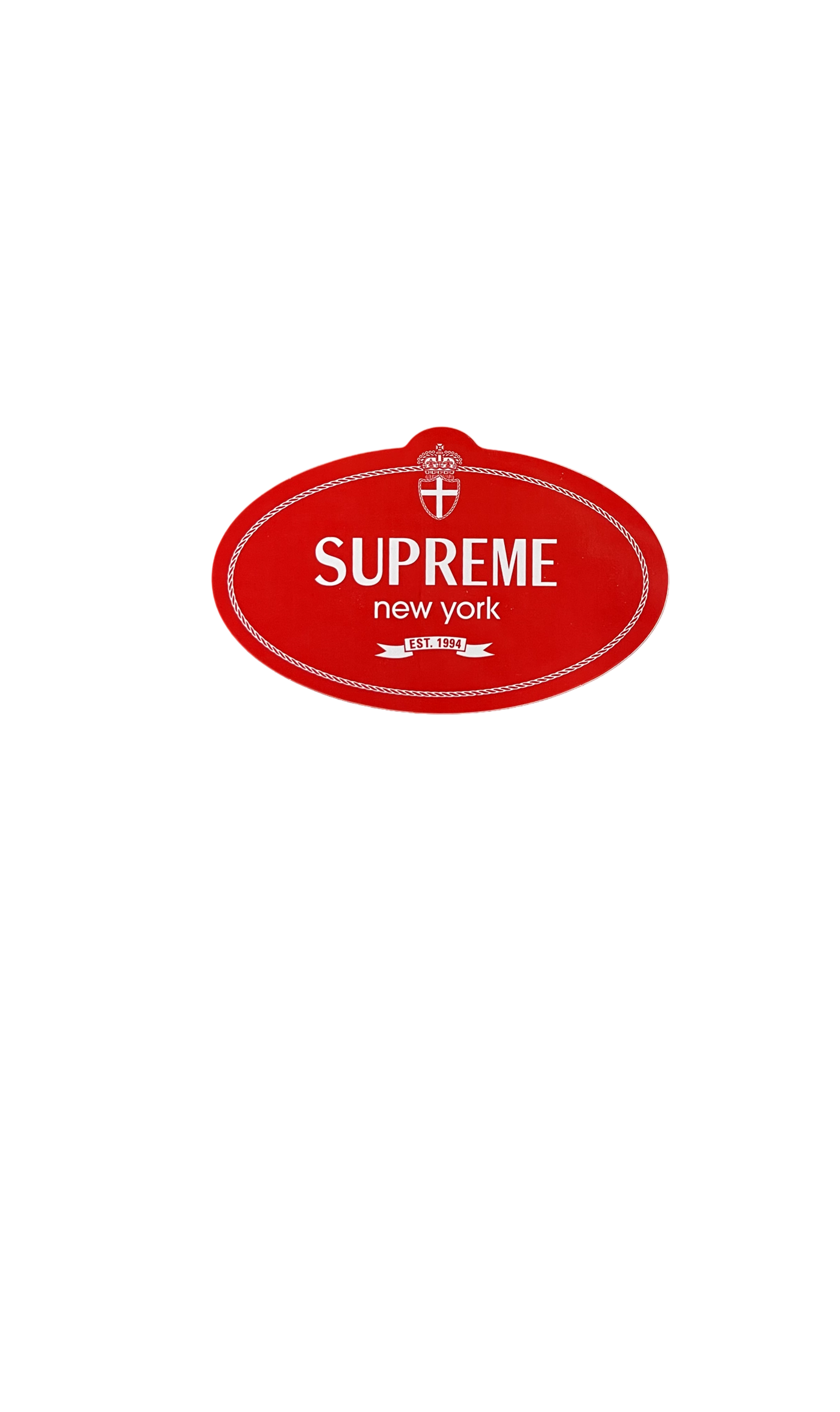 Стікер Supreme Crest Red Sticker (FW24) — фото 1