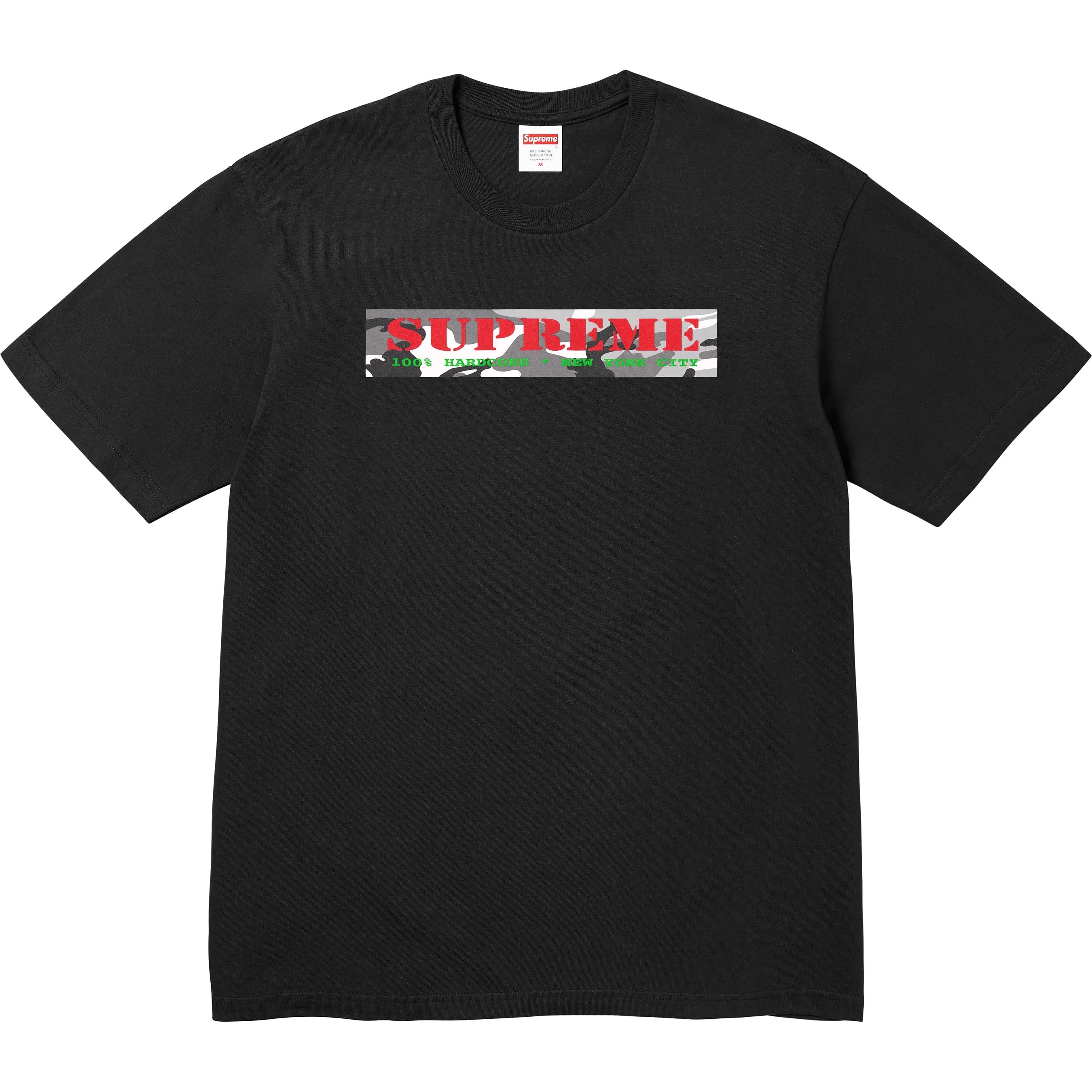 Футболка SUPREME HARDCORE TEE BLACK — фото 1