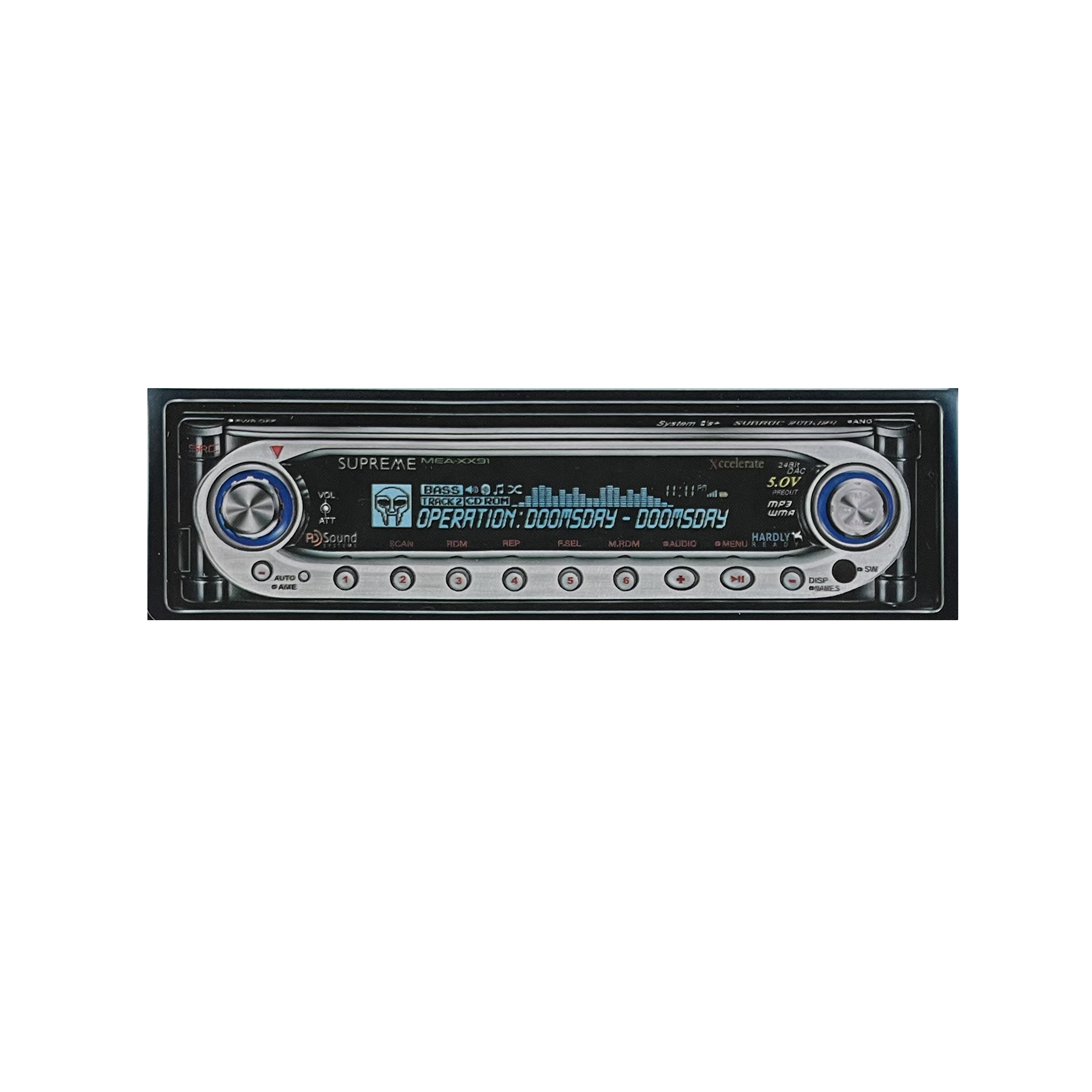 Стікер Supreme Receiver Sticker (SS25) — фото 1