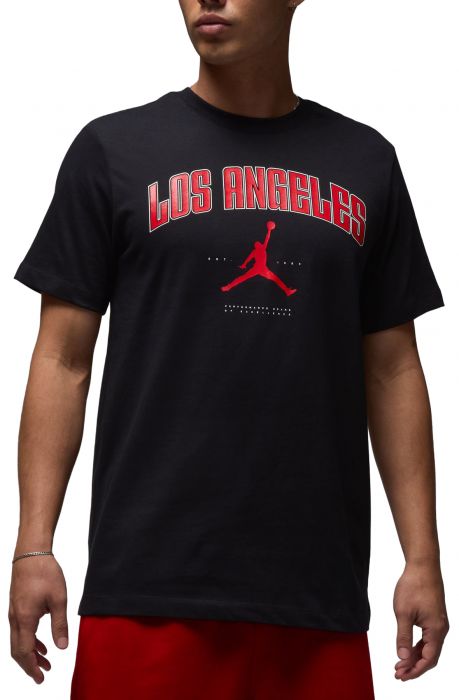 Футболка Air Jordan Los Angeles (чорна) — фото 1