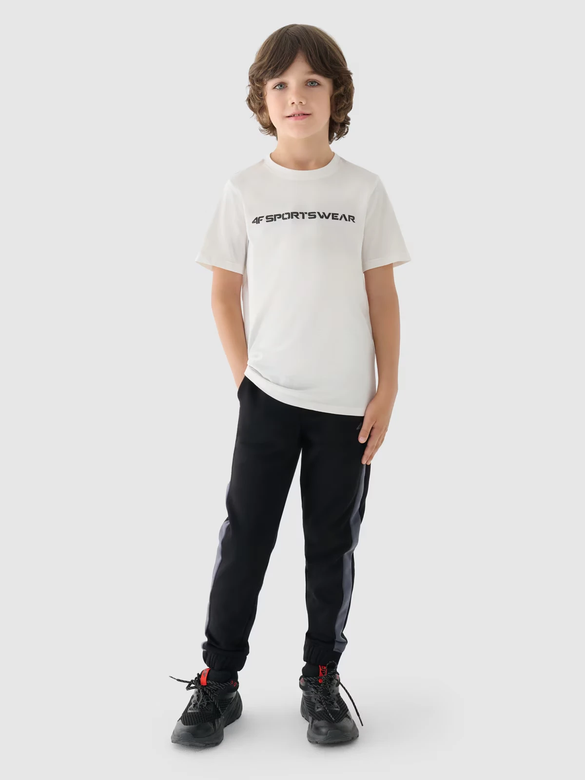 Дитячі спортивні штани TROUSERS CAS M759 4FJWAW24TTROM759-20S 4F 122 Чорний — фото 1