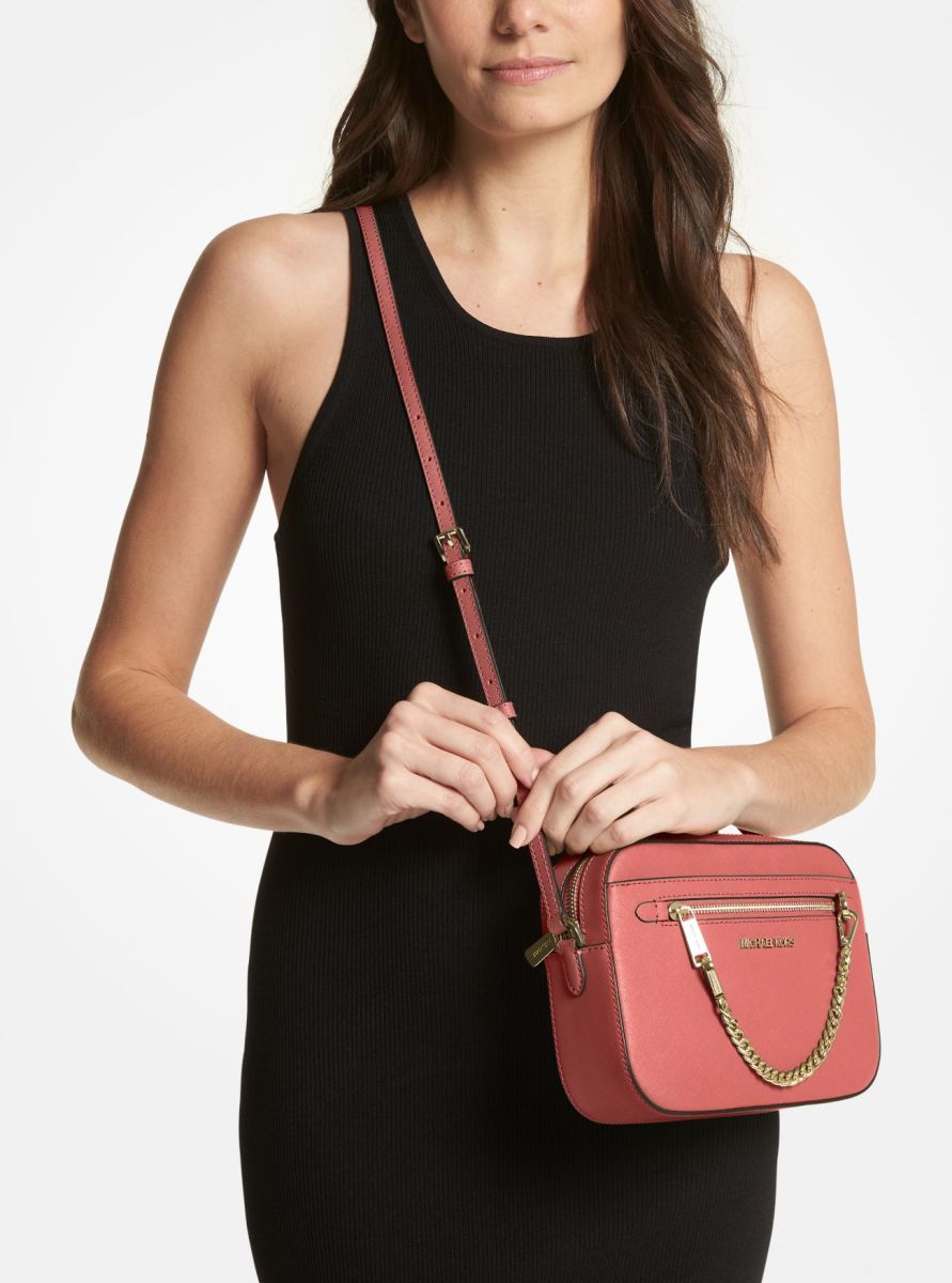 Жіноча сумка кроссбоді Michael Kors на блискавці 1159777491 (Рожевий, One size) — фото 1
