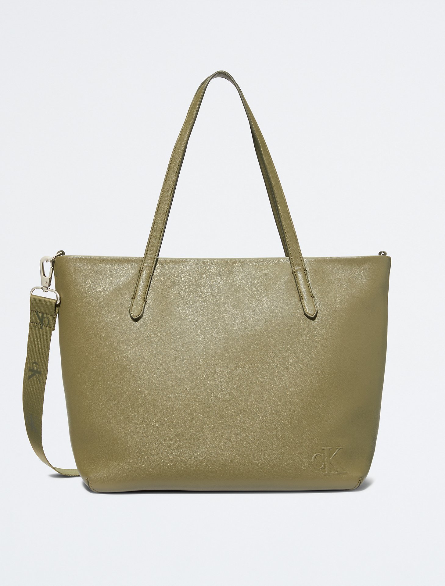 Велика сумка Calvin Klein на блискавці 1159778615 (Зелений, One size) — фото 1