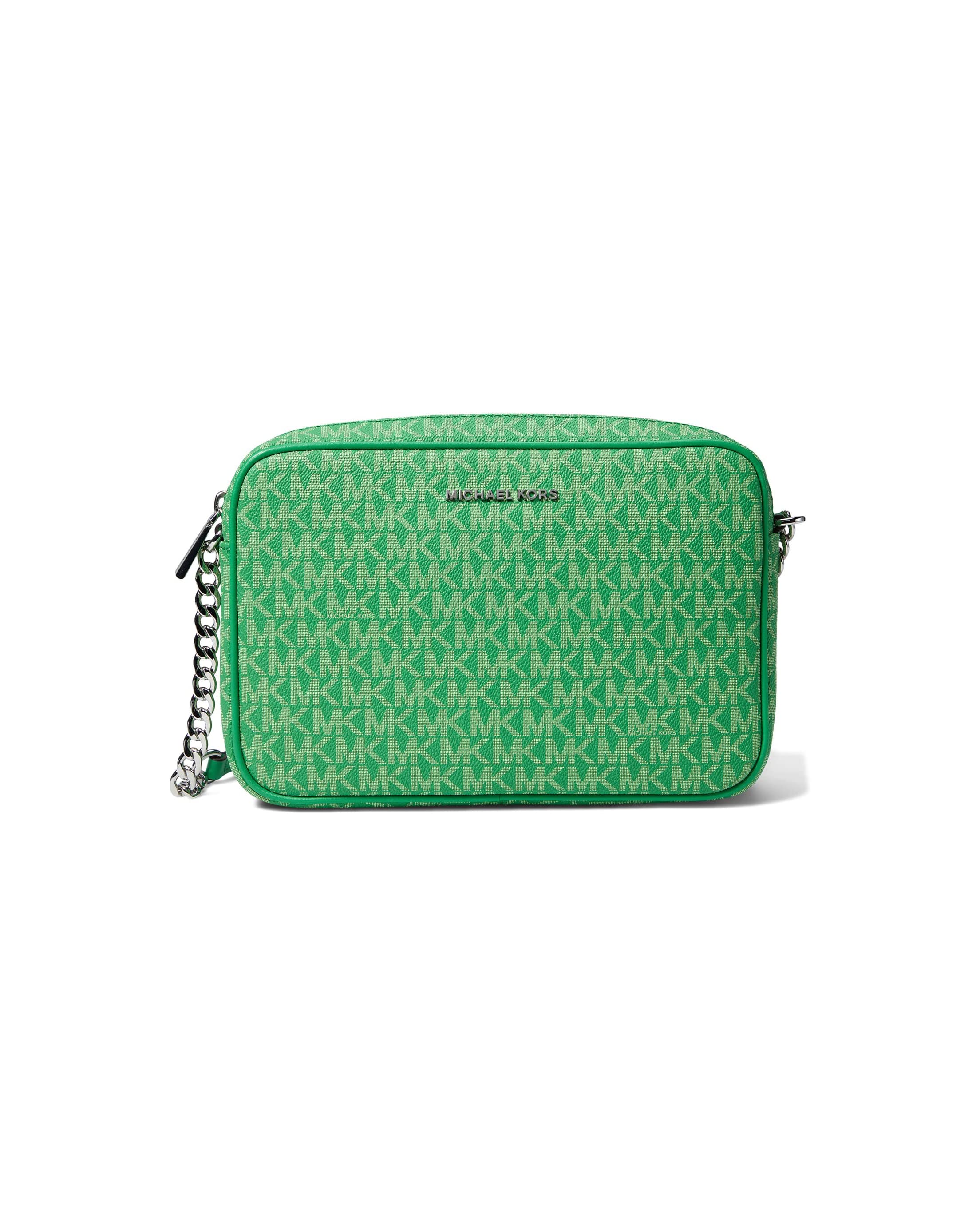 Жіноча сумка кроссбоді Michael Kors на блискавці 1159782376 (Зелений, One size) — фото 1