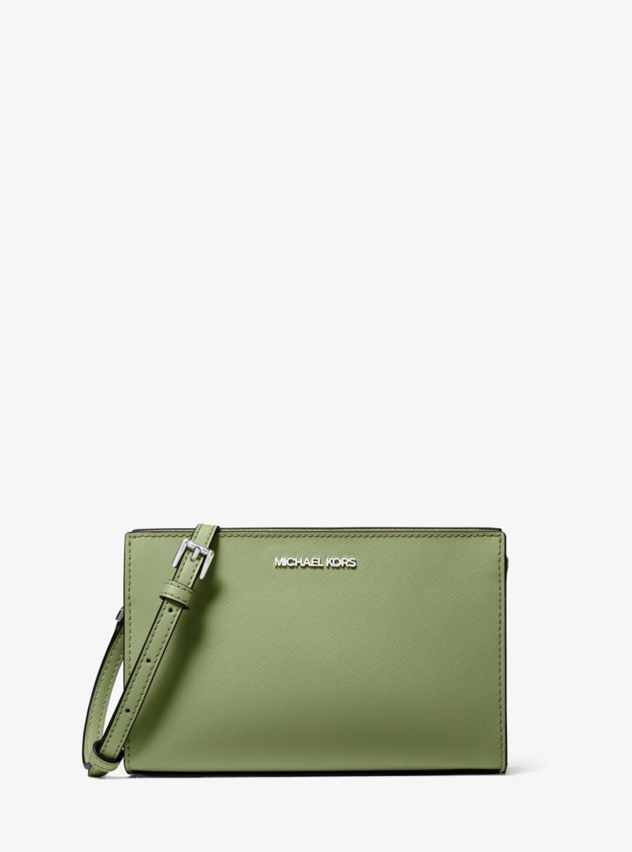Жіноча сумка кроссбоді Michael Kors на блискавці 1159784376 (Зелений, One size) — фото 1