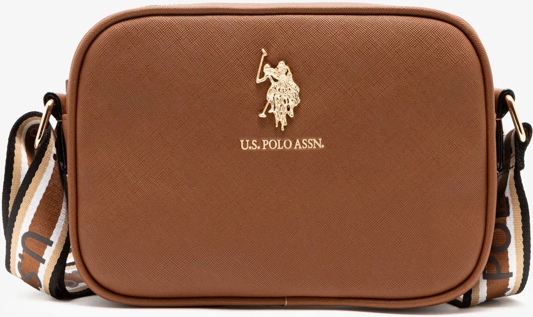 Жіноча сумка кроссбоді U.S. Polo Assn з логотипом 1159802498 (Коричневий, One size) — фото 3