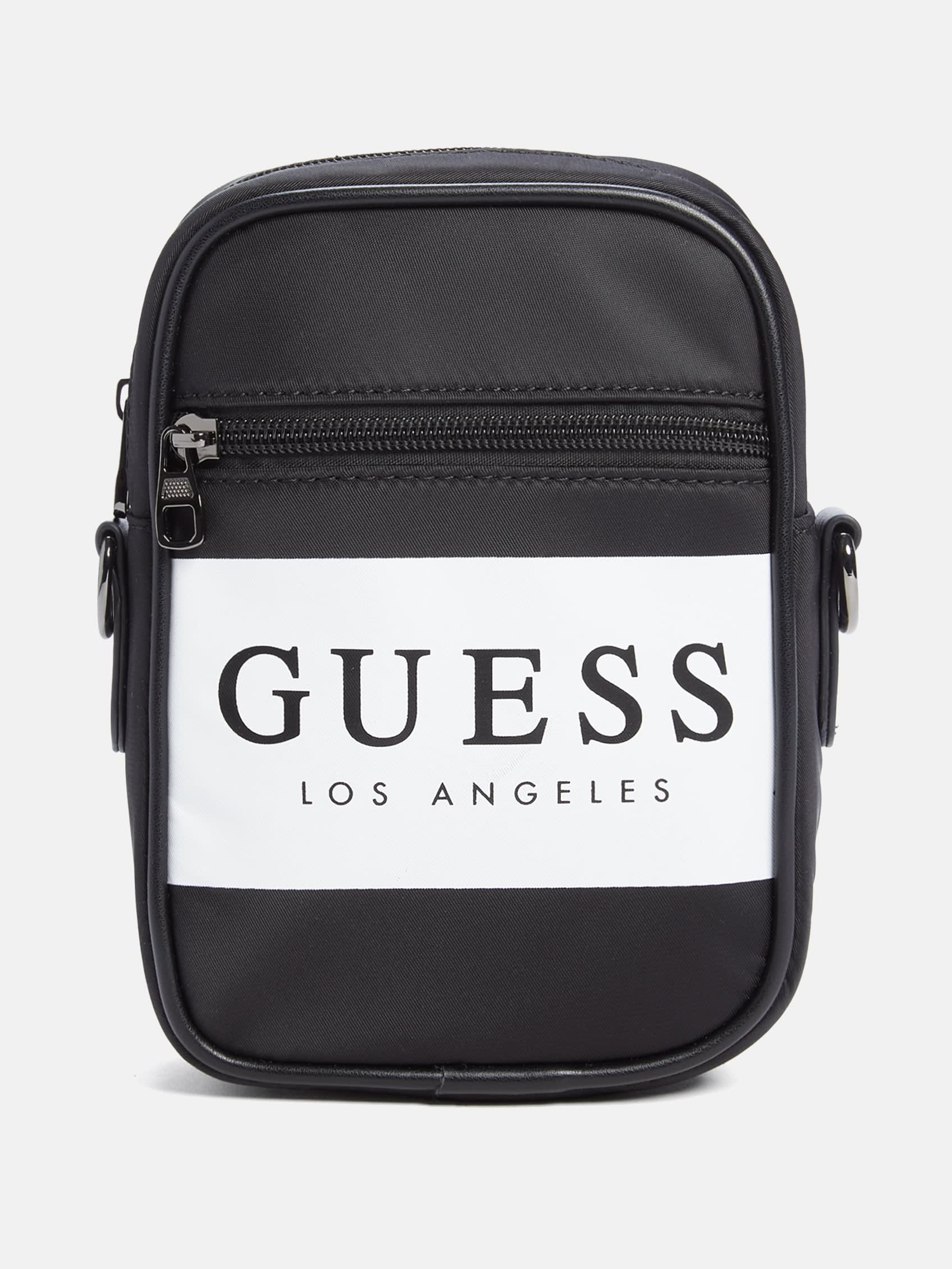 Сумка через плече Guess із логотипом 1159805222 (Чорний, One size) — фото 1