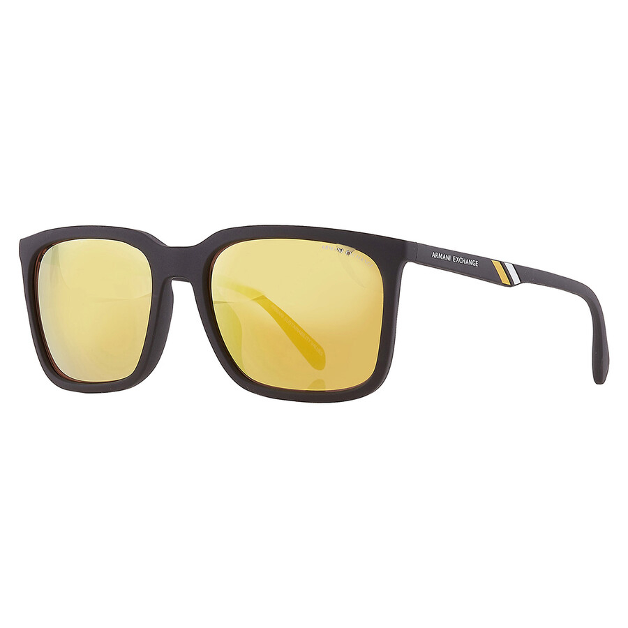 Чоловічі сонцезахисні окуляри Rectangular Armani Exchange 1159810936 (Чорний, One size) — фото 1
