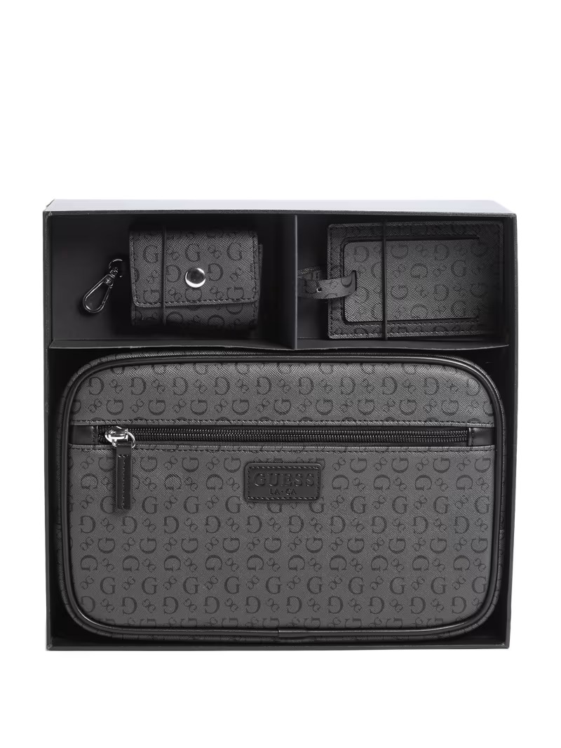 Стильний набір для подорожей GUESS із логотипом 1159811735 (Сірий, One size) — фото 1