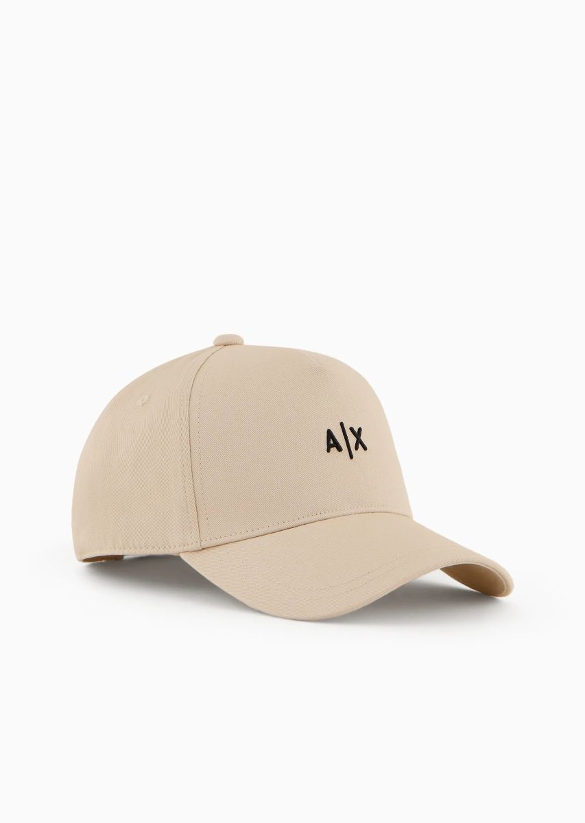 Стильна кепка Armani Exchange бейсболка з логотипом 1159812632 (Бежевий, One size) — фото 1