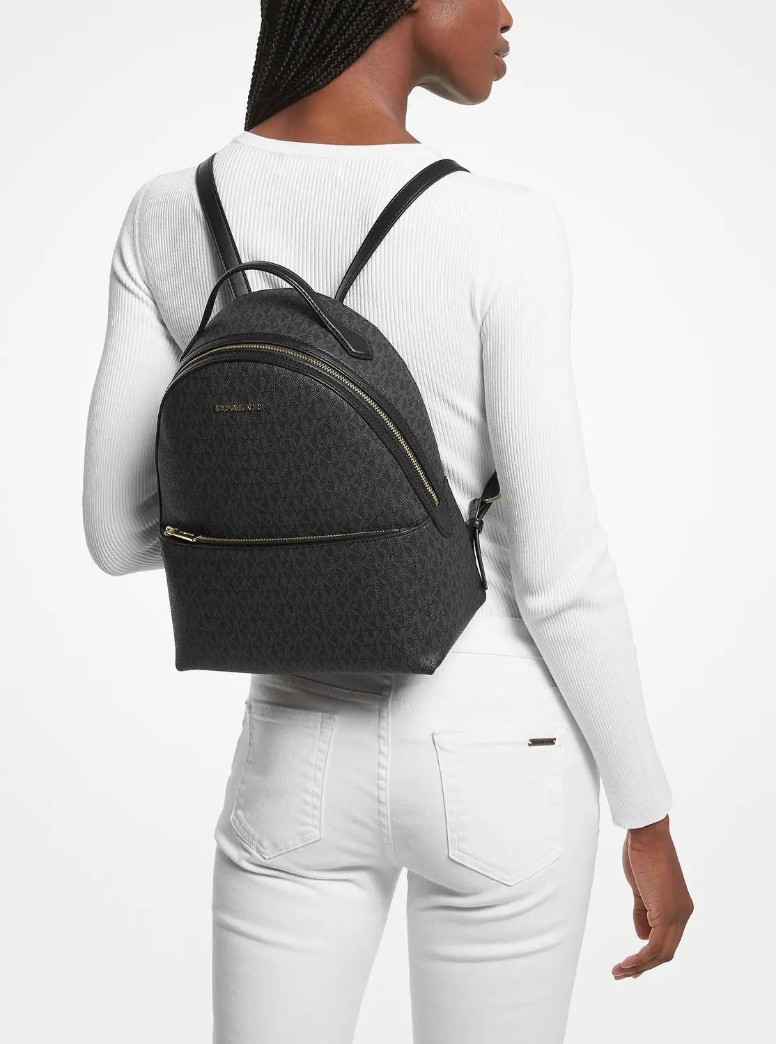 Стильний жіночий рюкзак Michael Kors 1159794399 (Чорний, One size) — фото 1