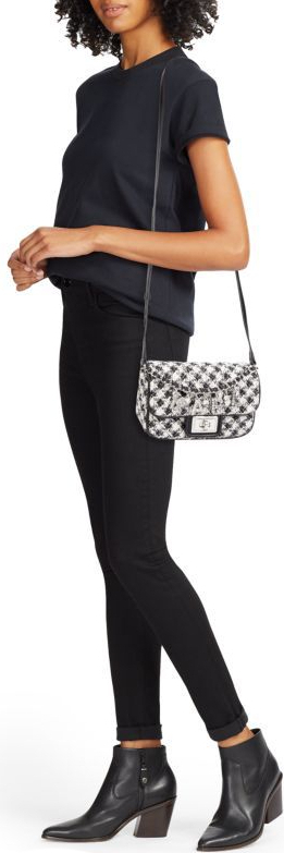 Жіноча сумка через плече Karl Lagerfeld Paris 1159813190 (Білий чорний, One size) — фото 3