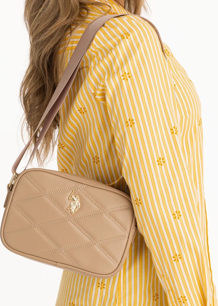 Жіноча сумка кроссбоді U.S. Polo Assn з логотипом 1159815386 (Коричневий One size) — фото 3