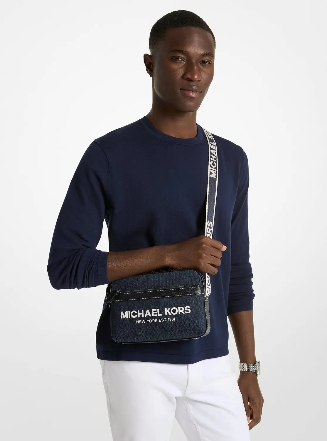 Сумка Michael Kors Cooper crossbody через плечо 1159819165 (Синий One size) — фото 1