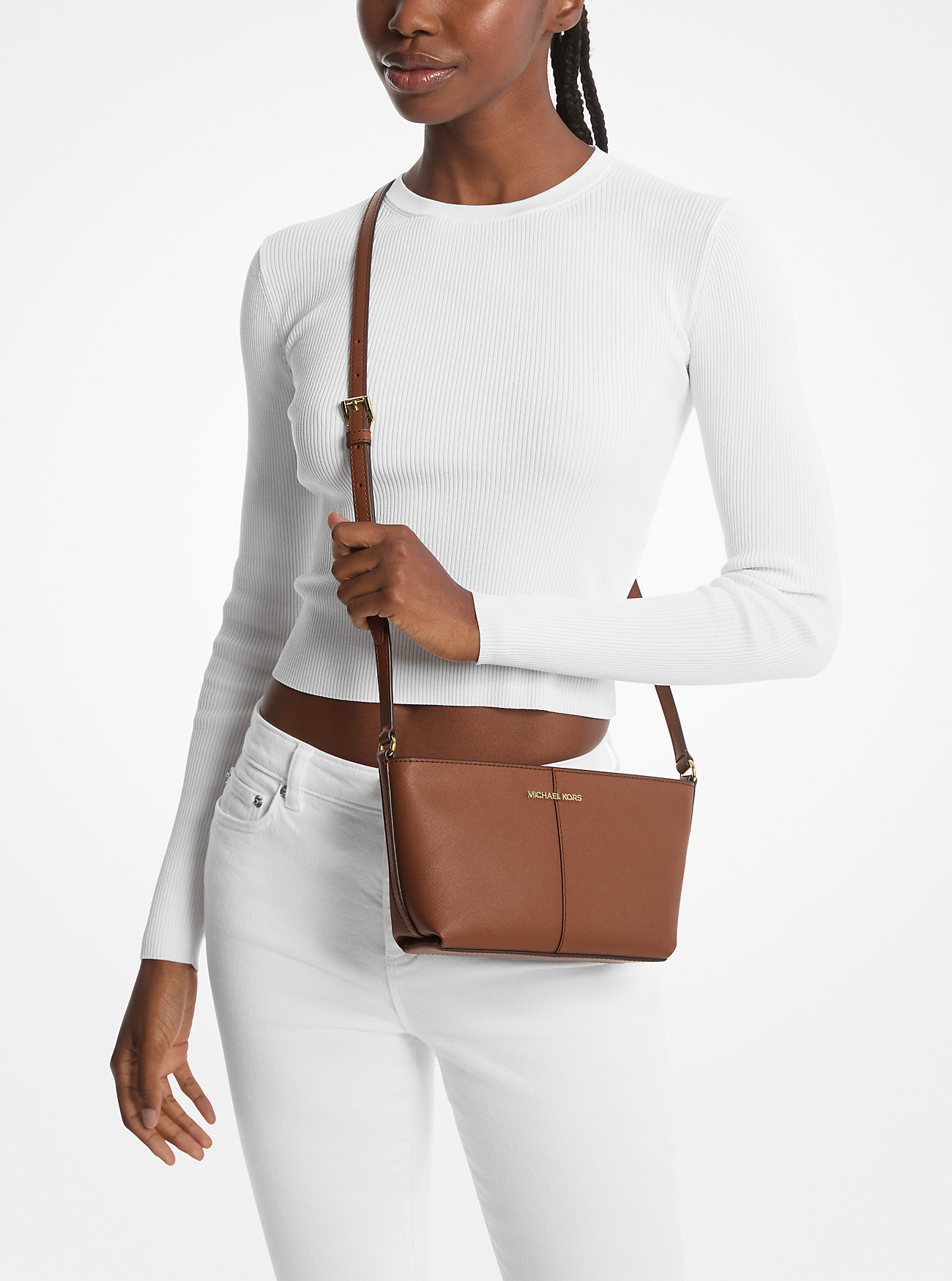Жіноча сумка кроссбоді Michael Kors з логотипом 1159822841 (Коричневий One size) — фото 1