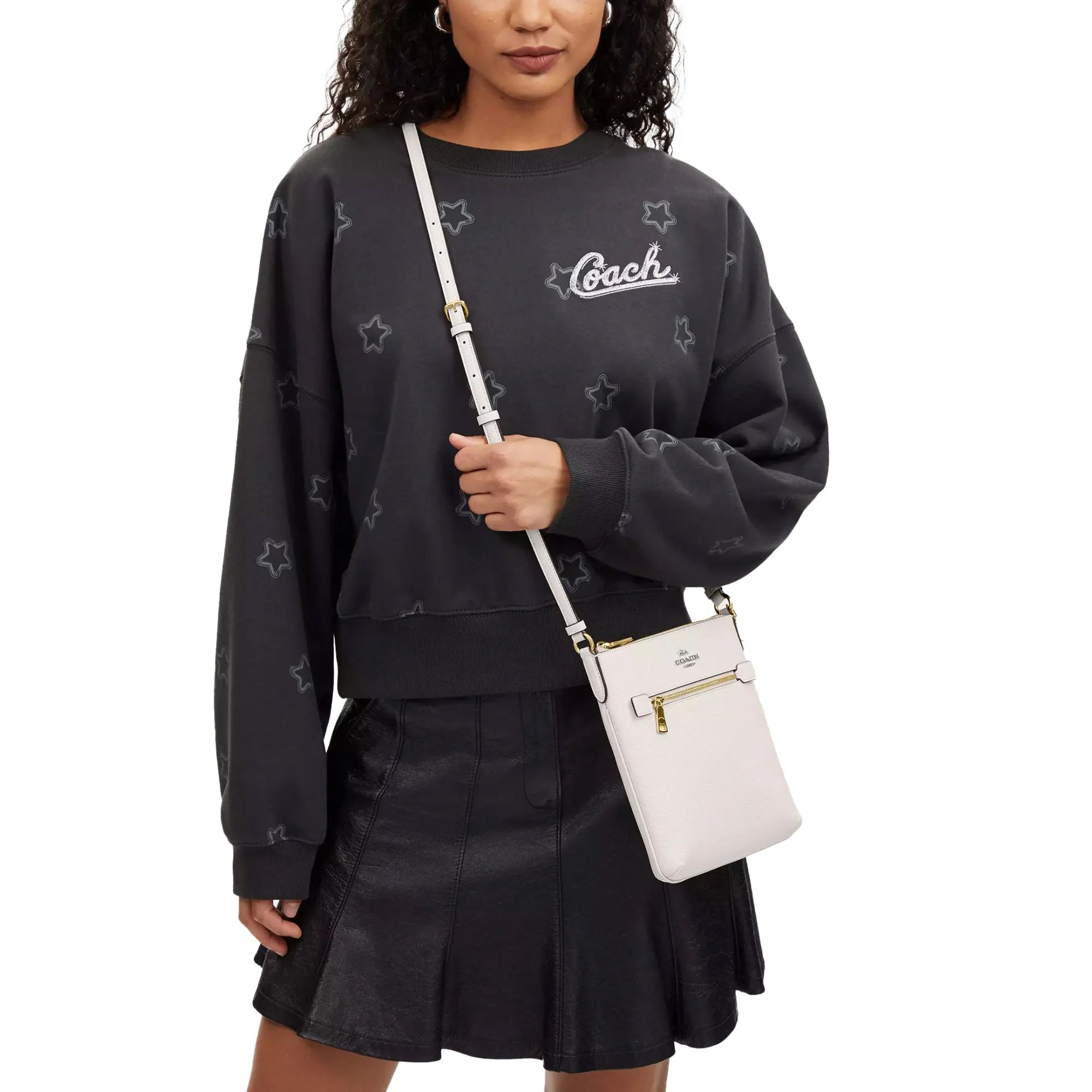Сумка через плече COACH кроссбоді 1159824166 (Молочний One size) — фото 3