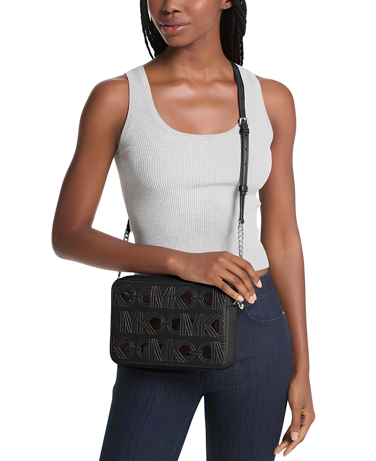 Жіноча сумка кроссбоді Michael Kors на блискавці 1159827286 (Чорний One size) — фото 1