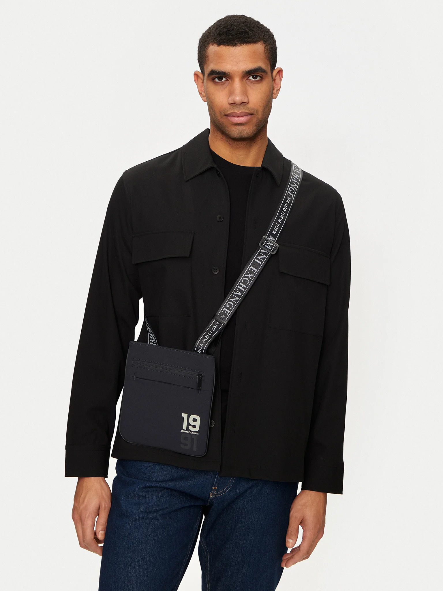 Сумка через плече Armani Exchange кроссбоді 1159829006 (Синій One size) — фото 1