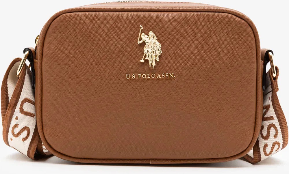 Жіноча сумка кроссбоді US Polo Assn з логотипом 1159830929 (Коричневий One size) — фото 3