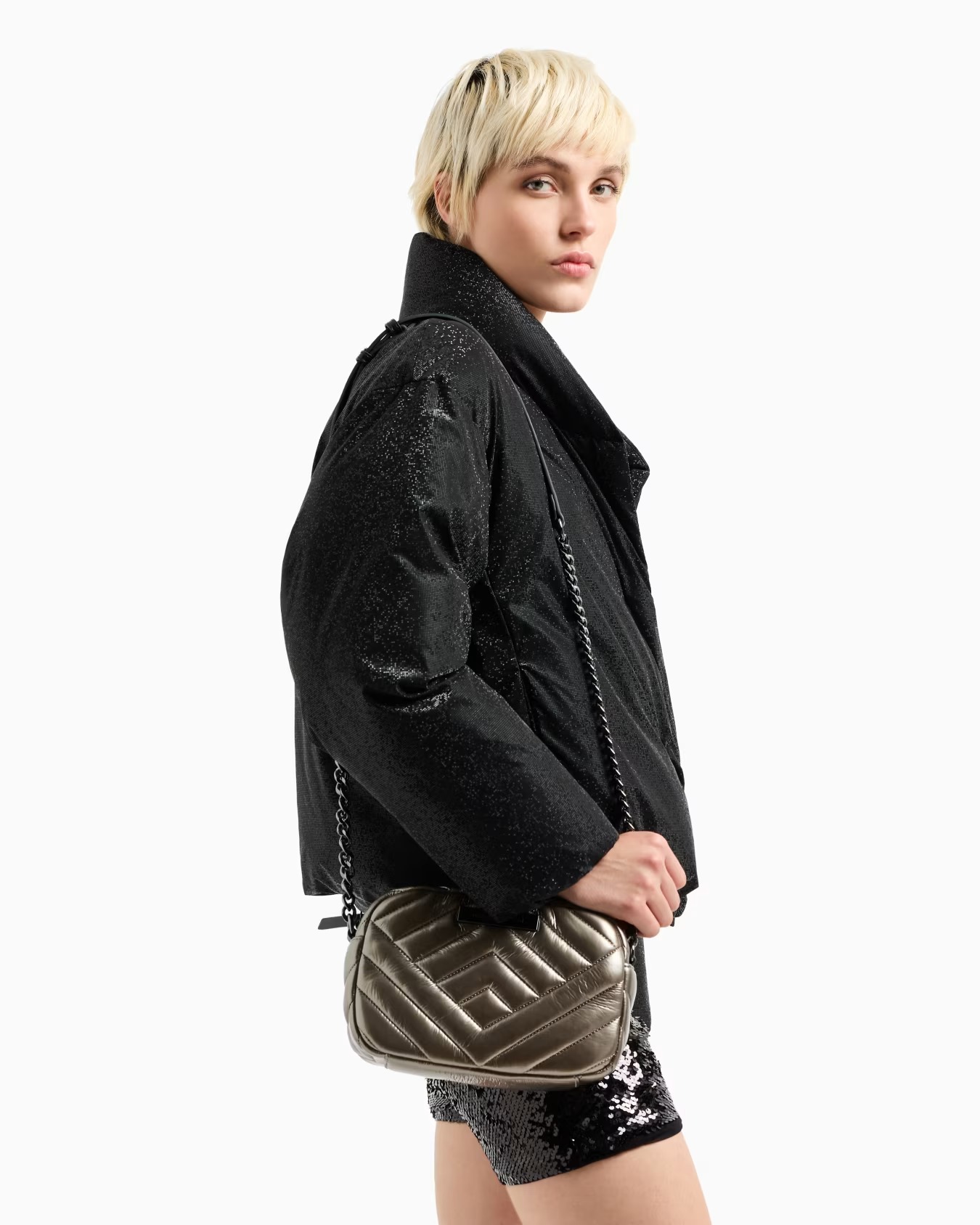 Жіноча сумка Armani Exchange кроссбоді 1159834170 (Сірий One size) — фото 2