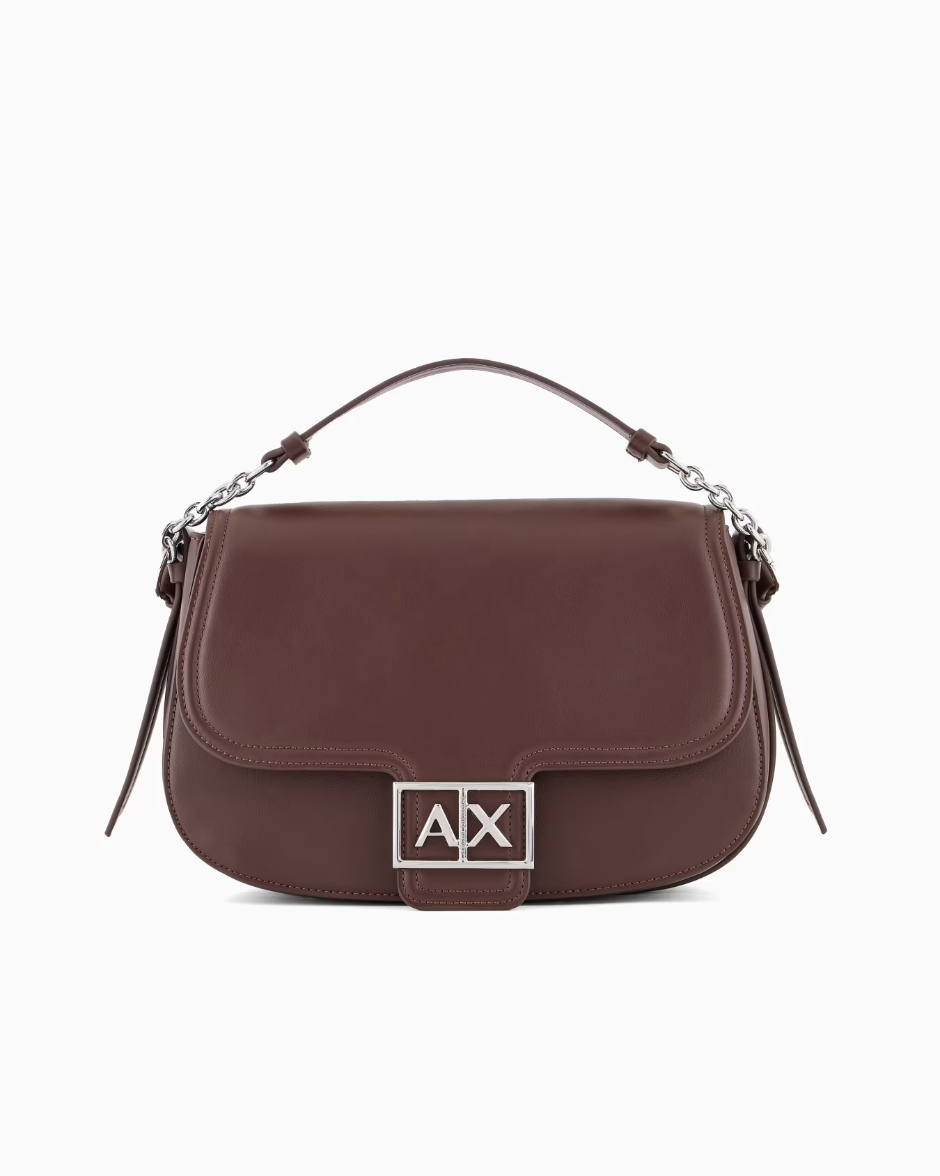 Жіноча сумка через плече із монограмою-логотипом Armani Exchange 1159836032 (Коричневий One size) — фото 1
