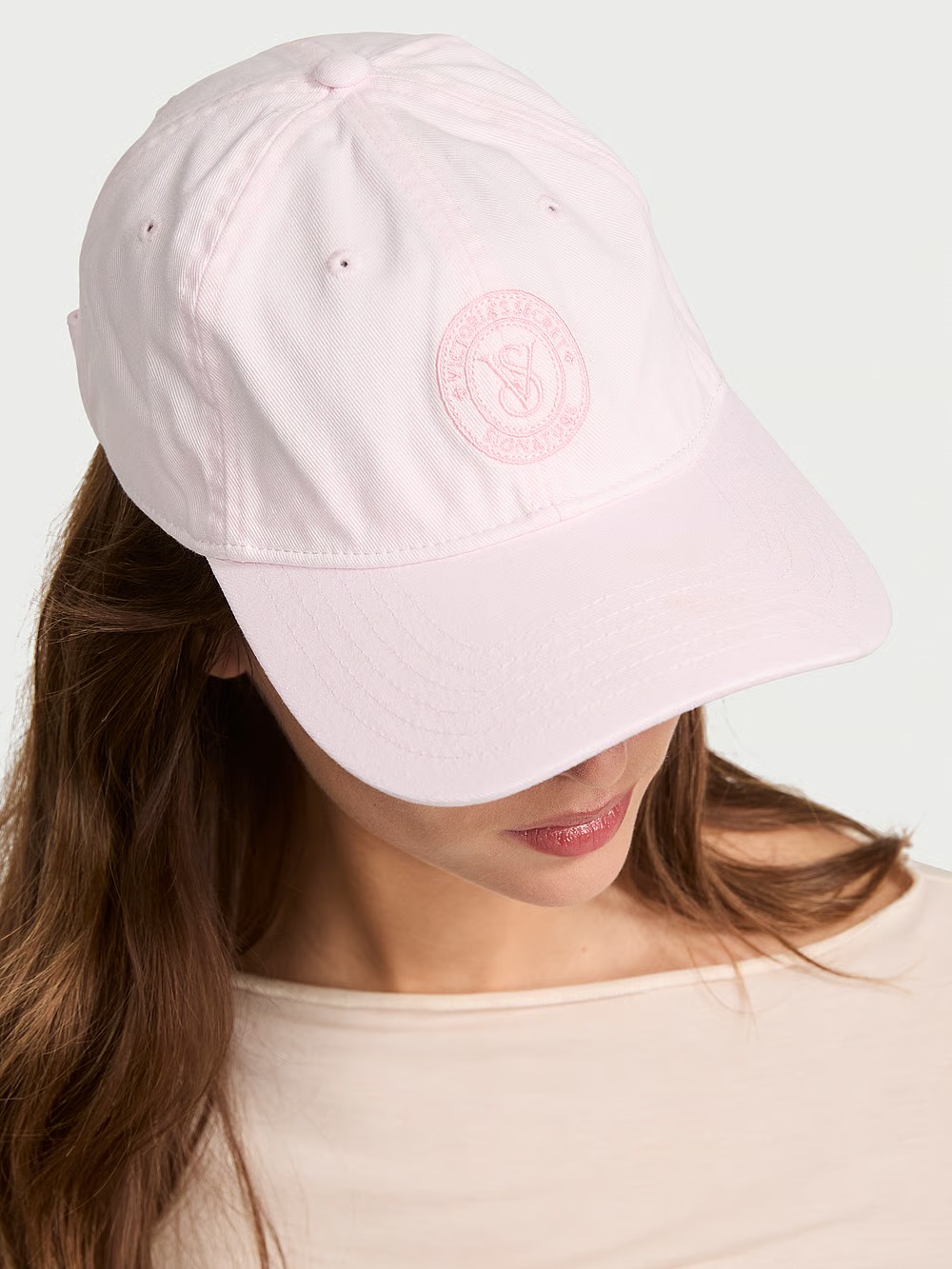 Кепка Victoria's Secret бейсболка з логотипом 1159835026 (Рожевий One size) — фото 1