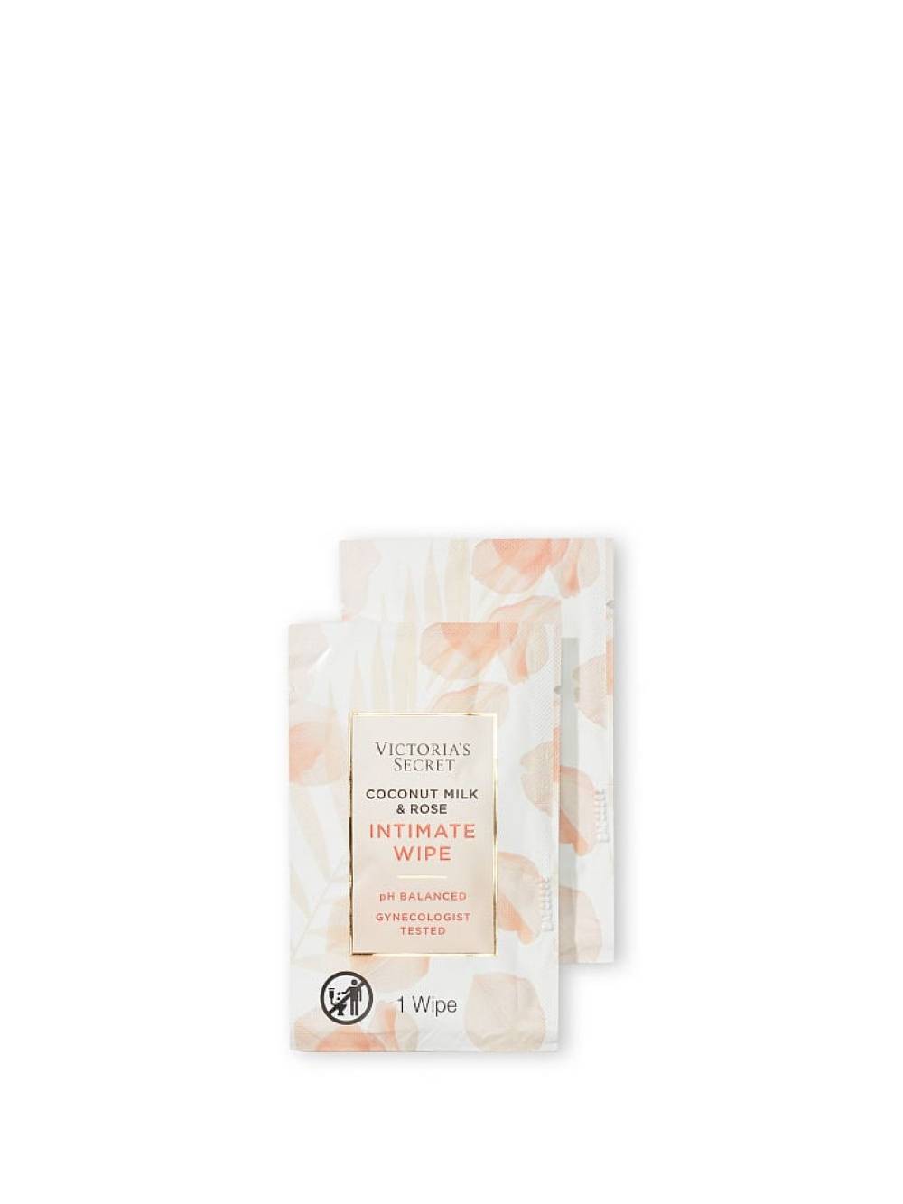 Серветки для інтимної гігієни Coconut Milk & Rose Victoria's Secret 1159842654 (Бежевий One size) — фото 1