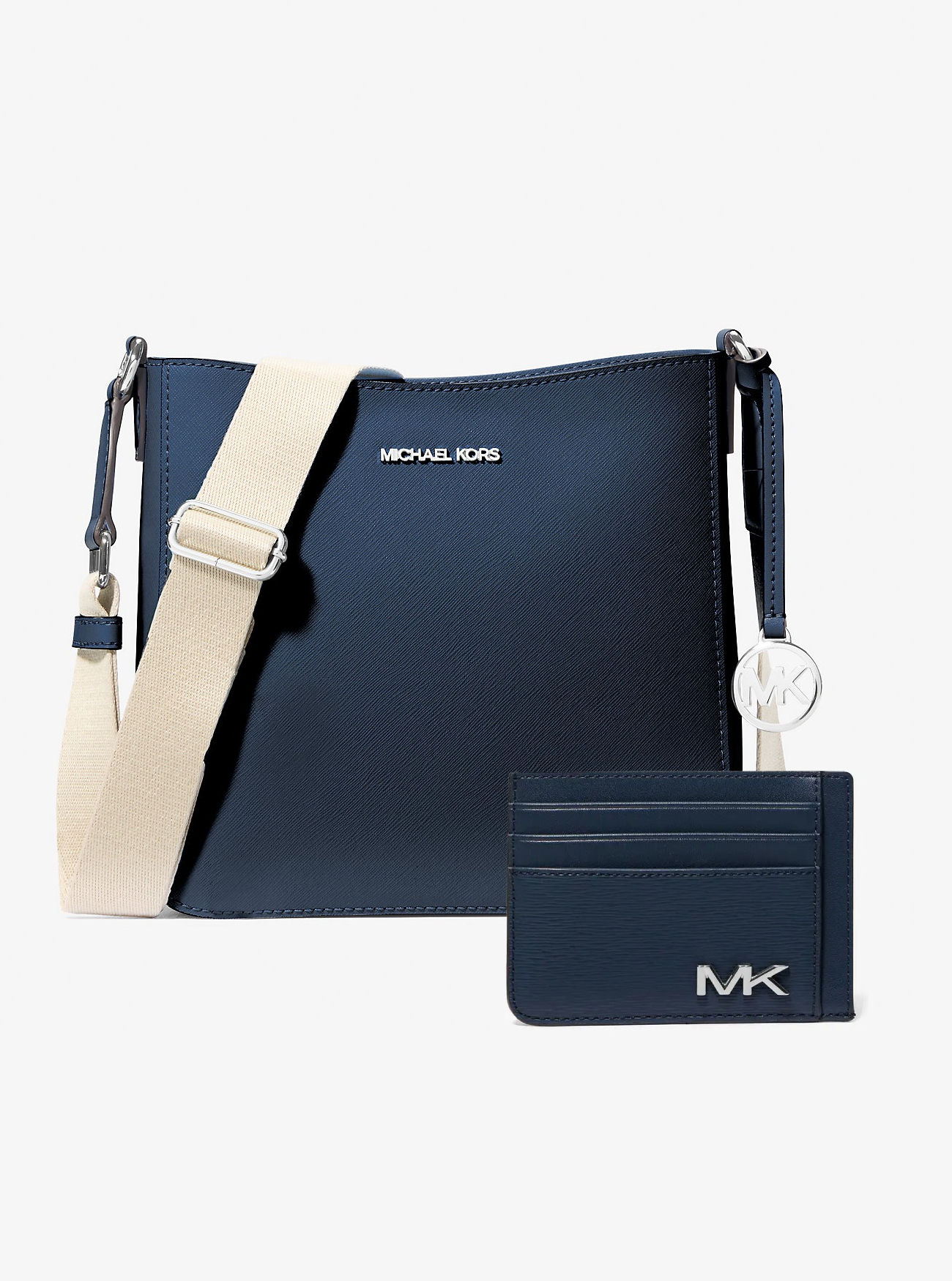 Жіночий набір Jet Set Travel Michael Kors сумка кроссбоді та картхолдер 1159845134 Синій — фото 1
