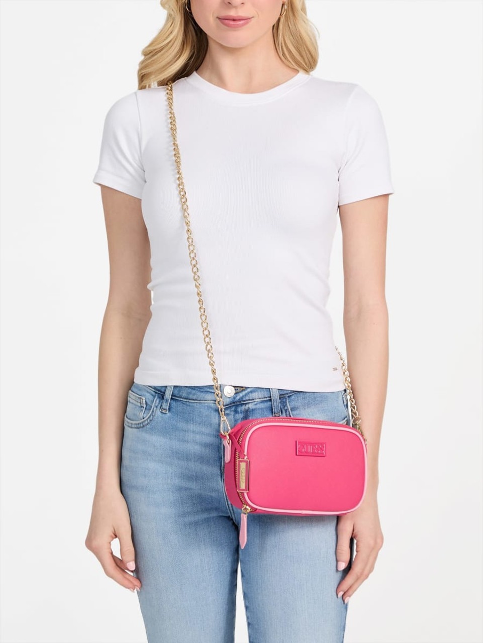 Жіноча сумочка кроссбоді Sabrina Guess 1159846181 Рожевий — фото 1