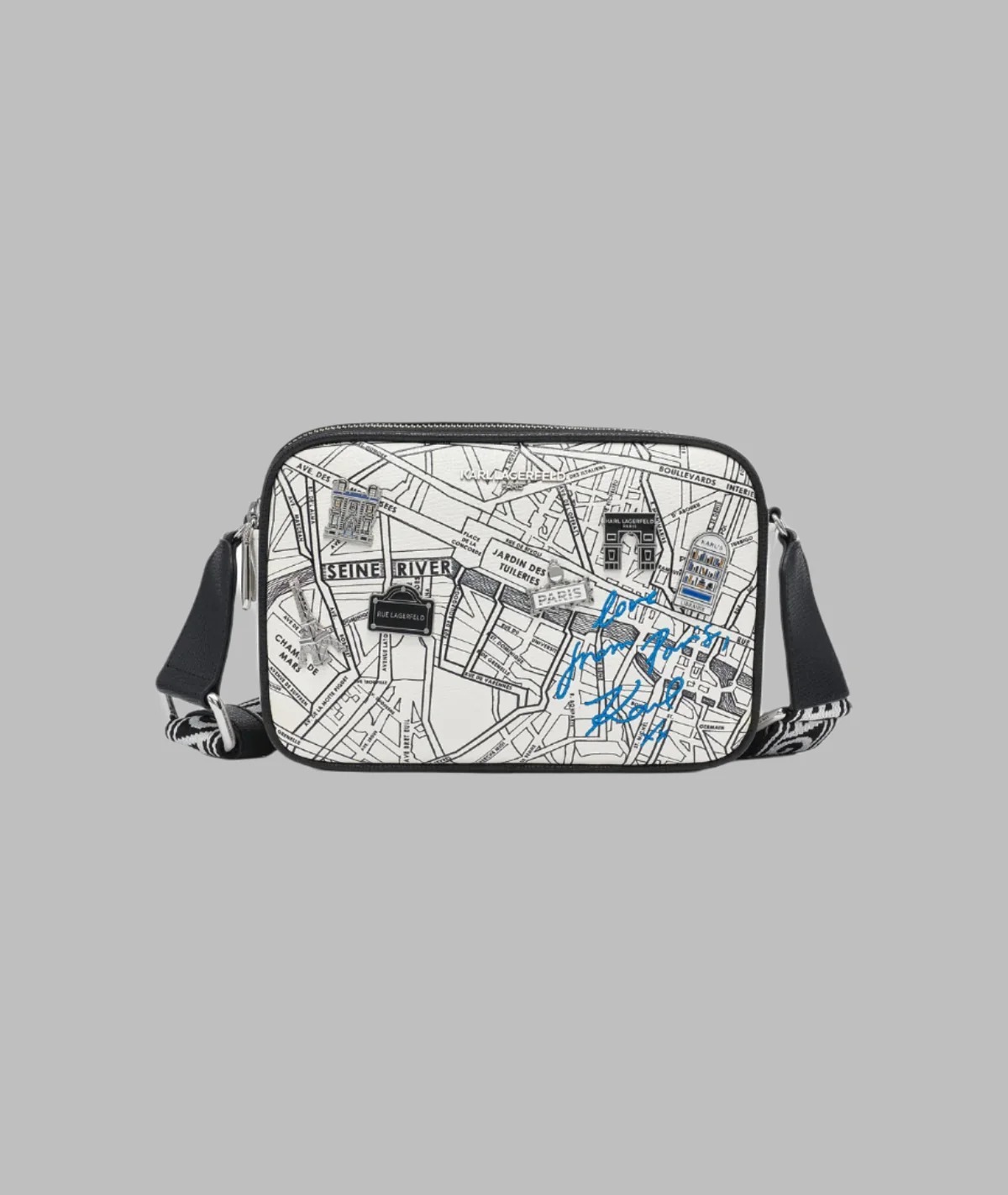 Сумка через плече Karl Lagerfeld Paris кроссбоді 1159848556 Білий — фото 3