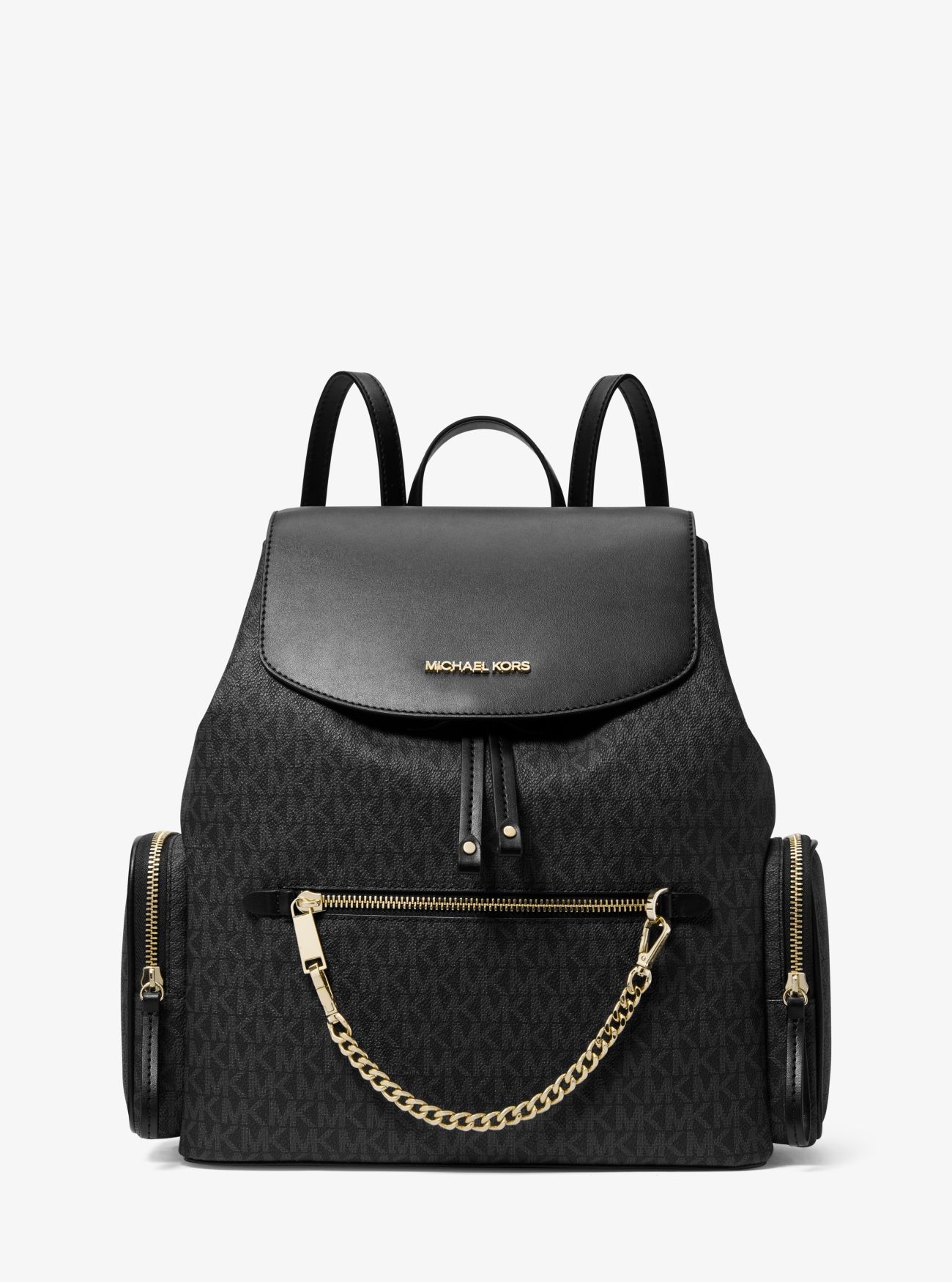 Жіночий рюкзак Jet Set Michael Kors з логотипом 1159850046 (Чорний One size) — фото 1