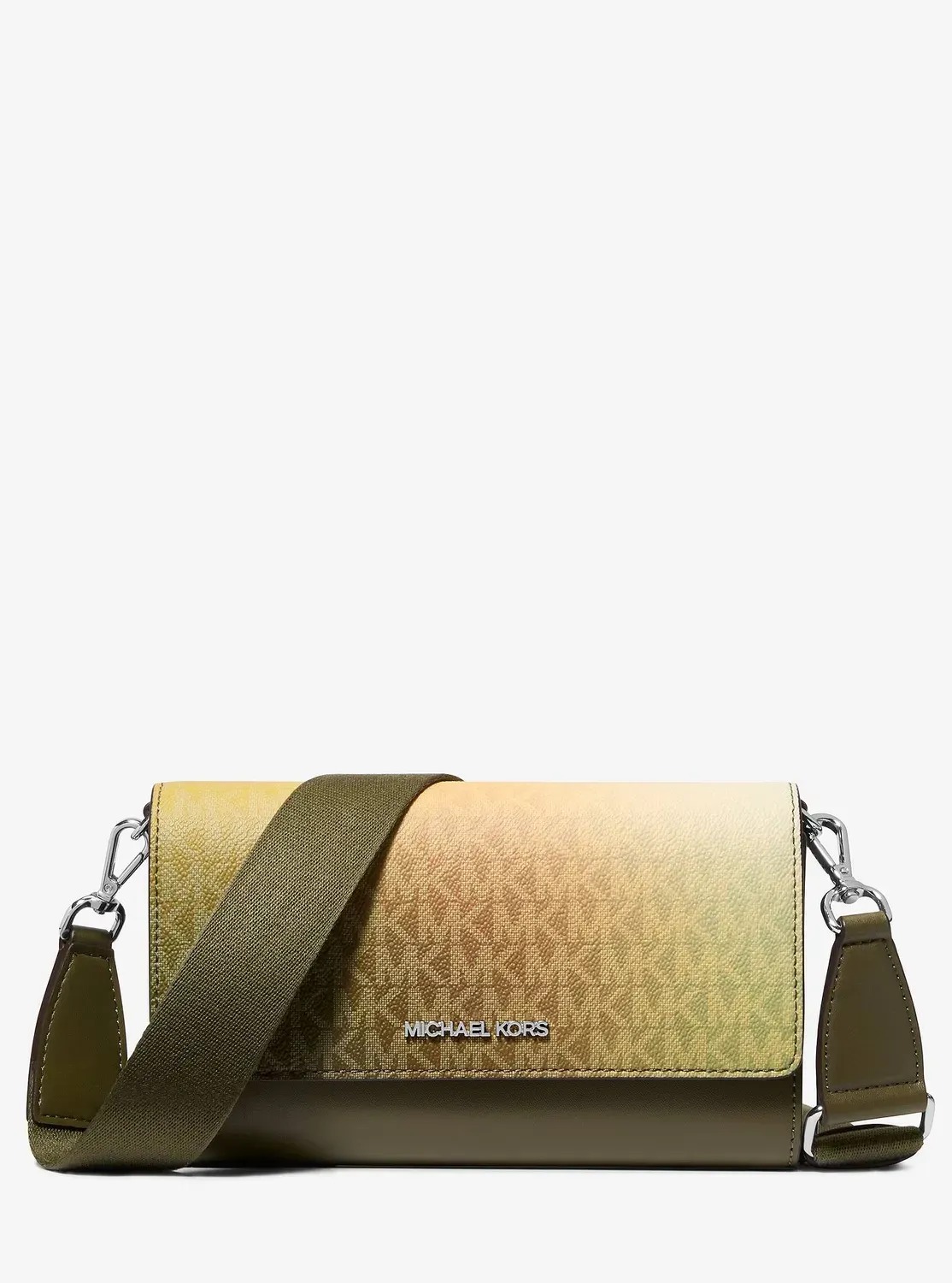 Жіноча сумка кросбоді Jet Set Michael Kors 1159850846 Оливковий — фото 1