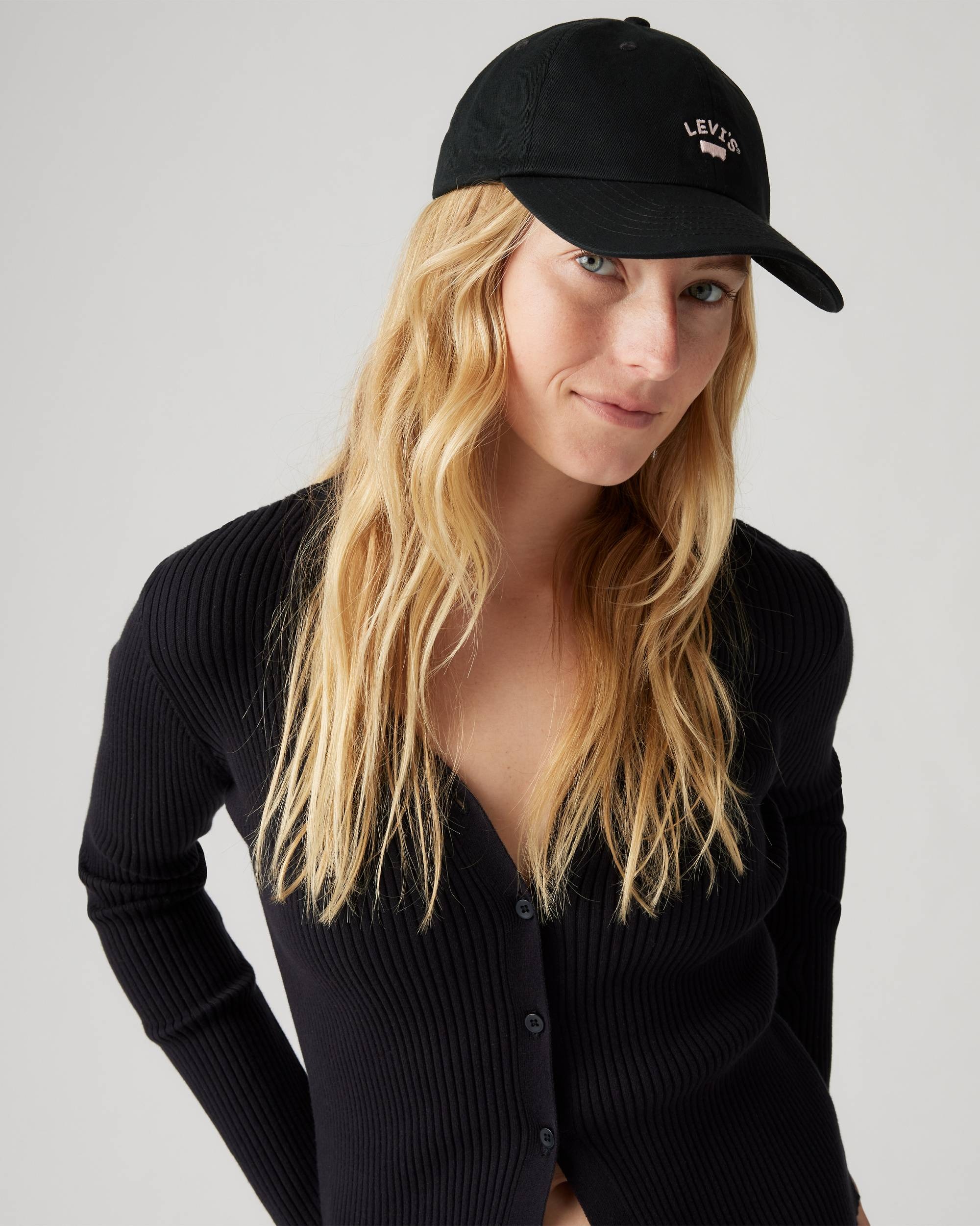 Бейсболка Levi's кепка з логотипом 1159842549 (Чорний One size)